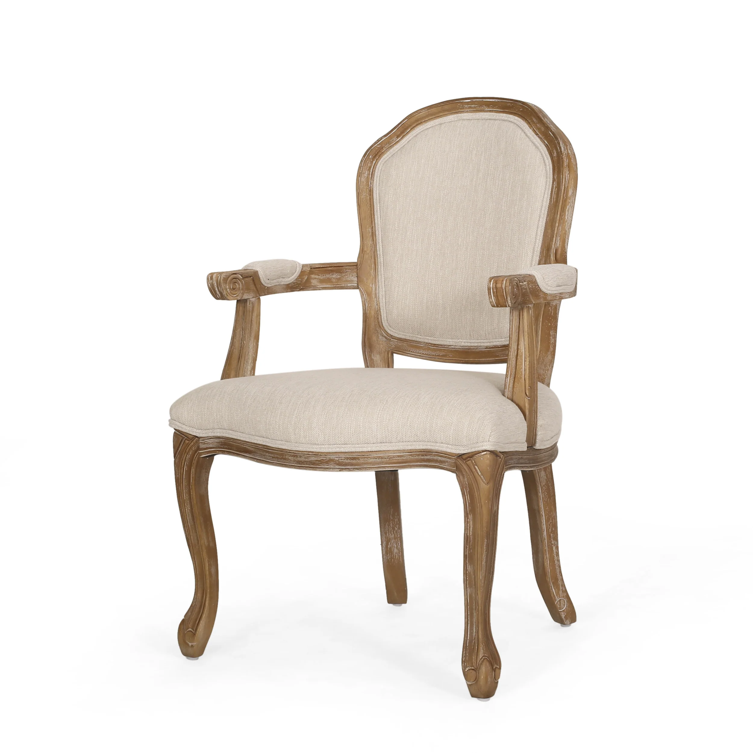 Fairgreens Traditional Upholstered Dining Chairs, Set of 2 - furnishings
