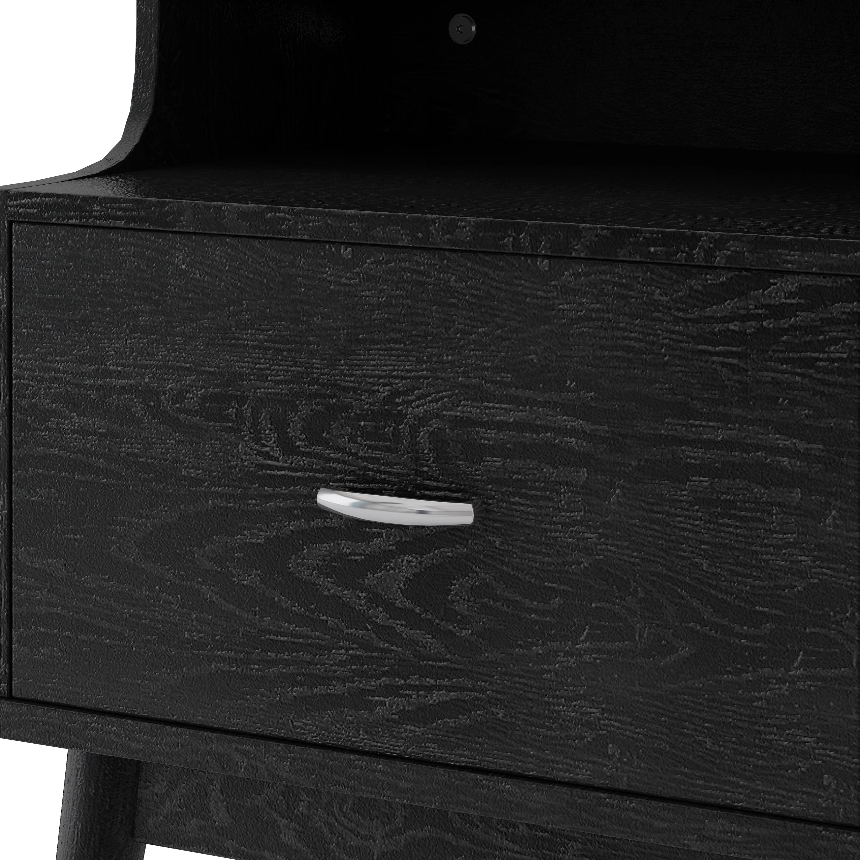 Wilbur Mid Century Modern Wooden Nightstand - furnishings