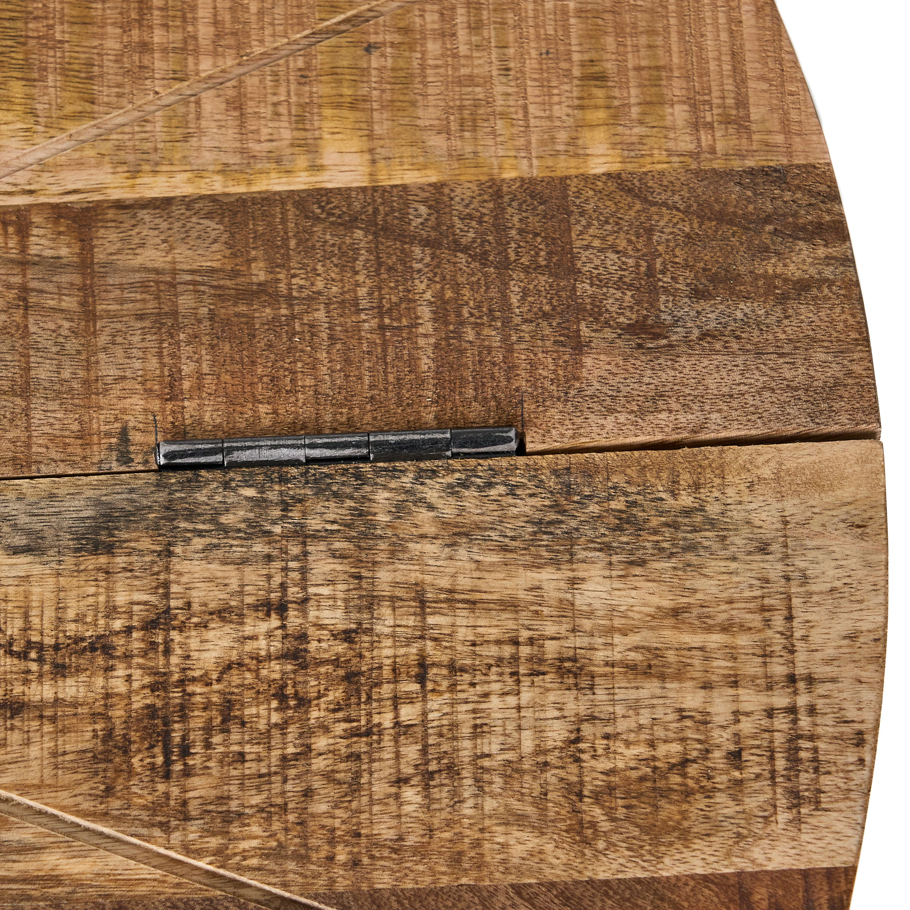 Aysen Handcrafted Modern Industrial Mango Wood and Iron Coffee Table - furnishings