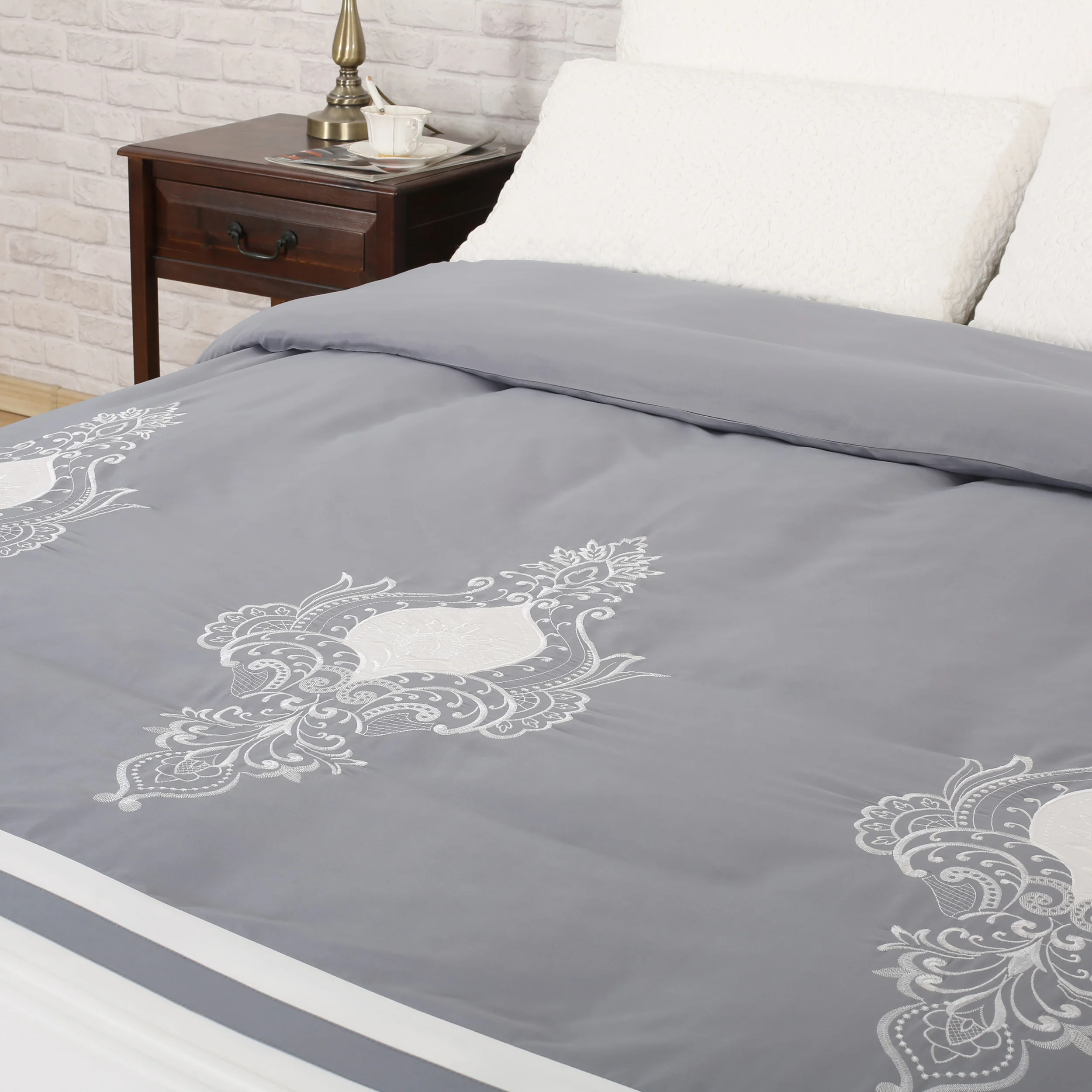 Bodhi Queen Size Fabric Duvet Cover - furnishings