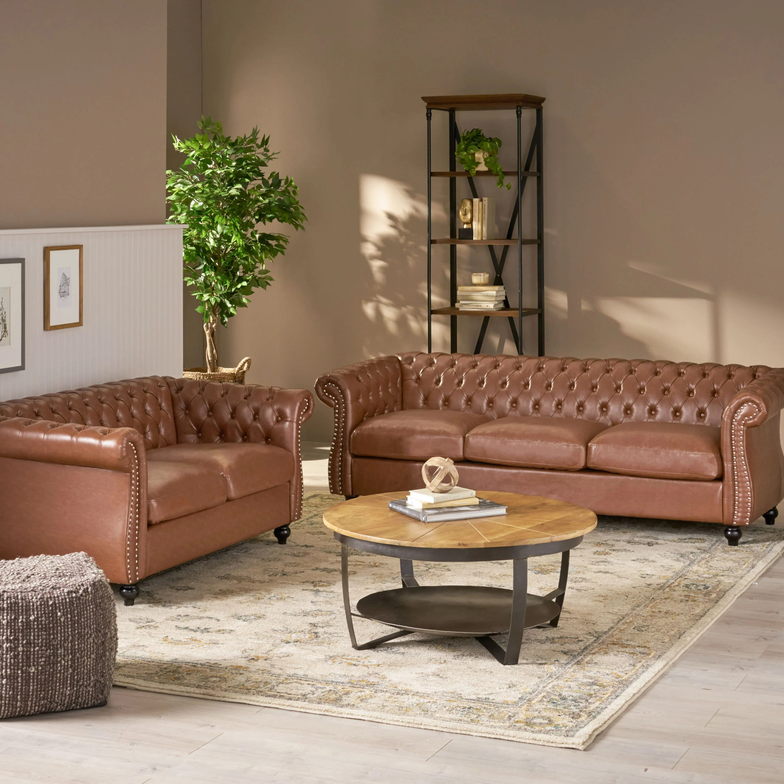 Madelena Traditional Chesterfield 2 Piece Living Room Set - furnishings