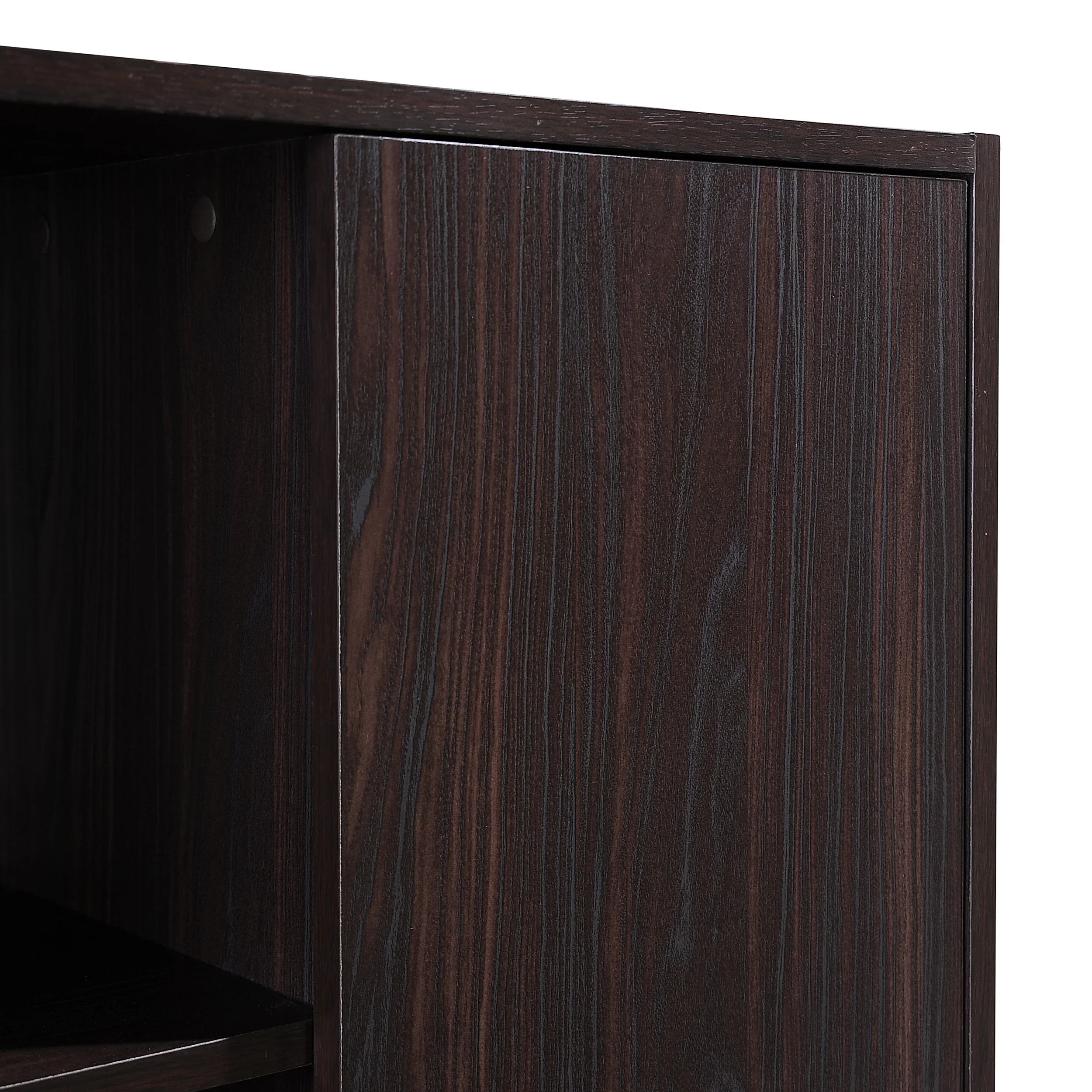 Annabelle Mid Century Modern 5-Shelf Bookcase - furnishings