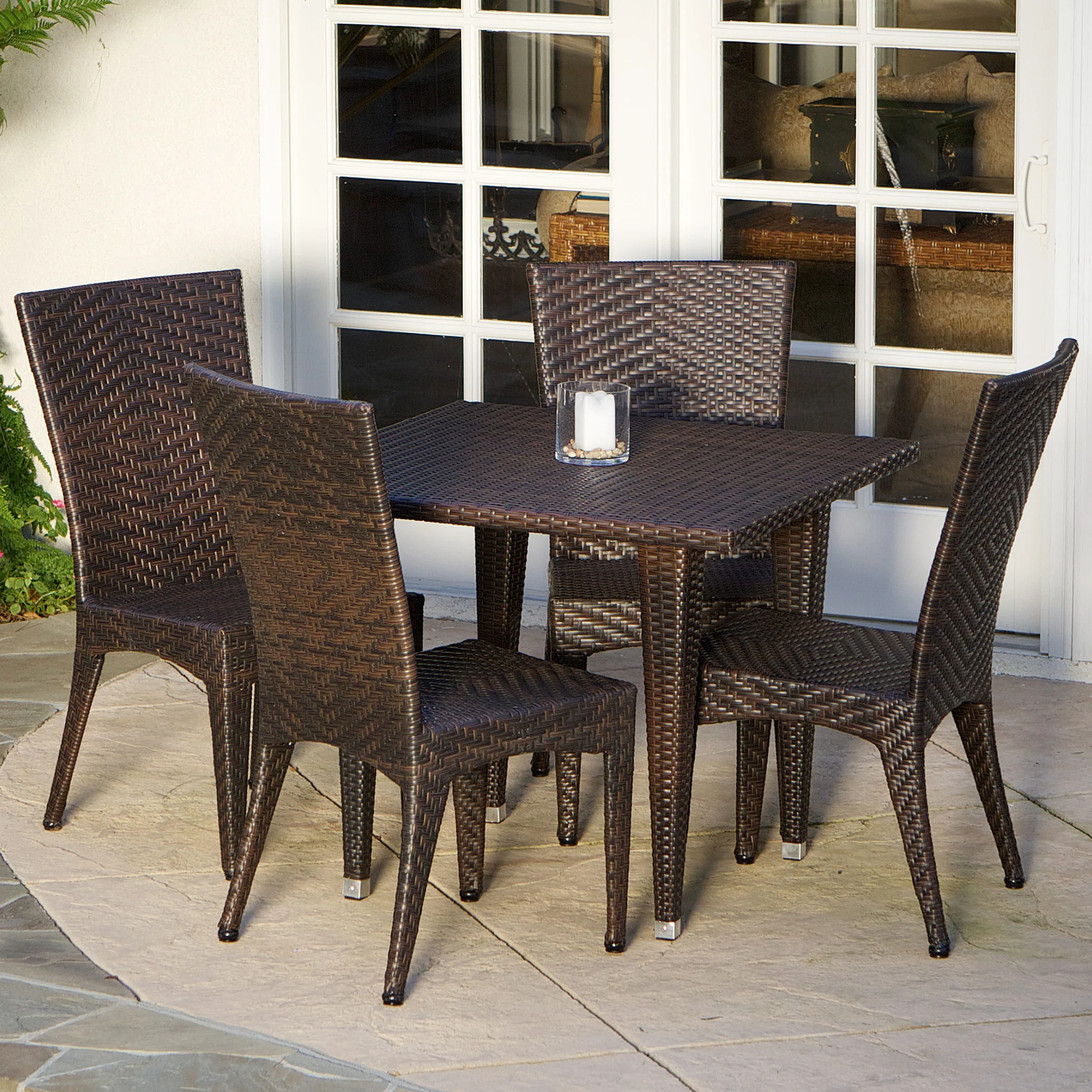 Brooklyn 5-Piece Outdoor Dining Set - furnishings