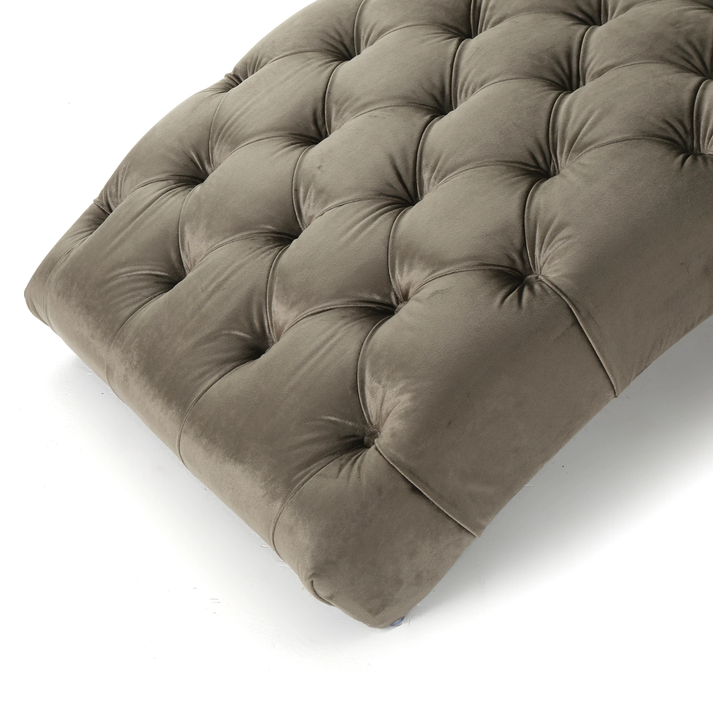 Garamond Tufted Velvet Chaise Lounge - furnishings