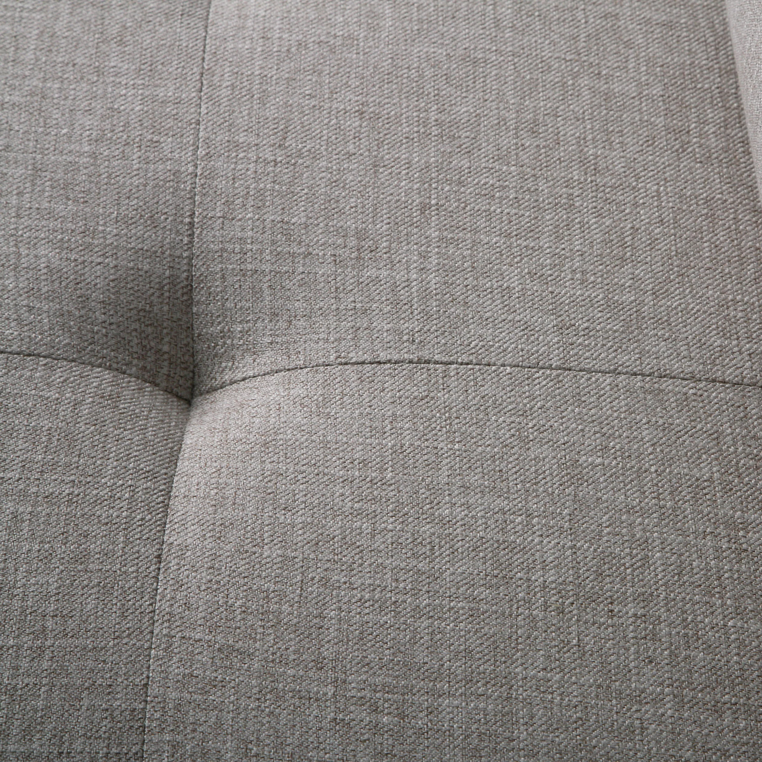 Daylon Contemporary Fabric Sectional Sofa with Ottoman - furnishings