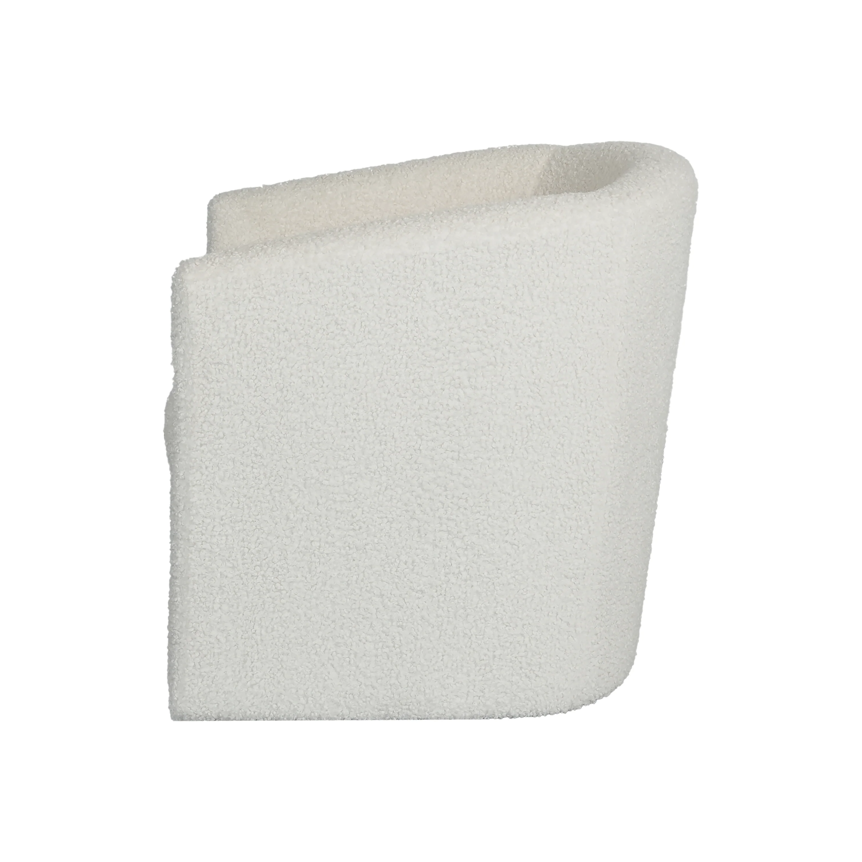 Daisy Boucle Swivel Club Chair, White - furnishings