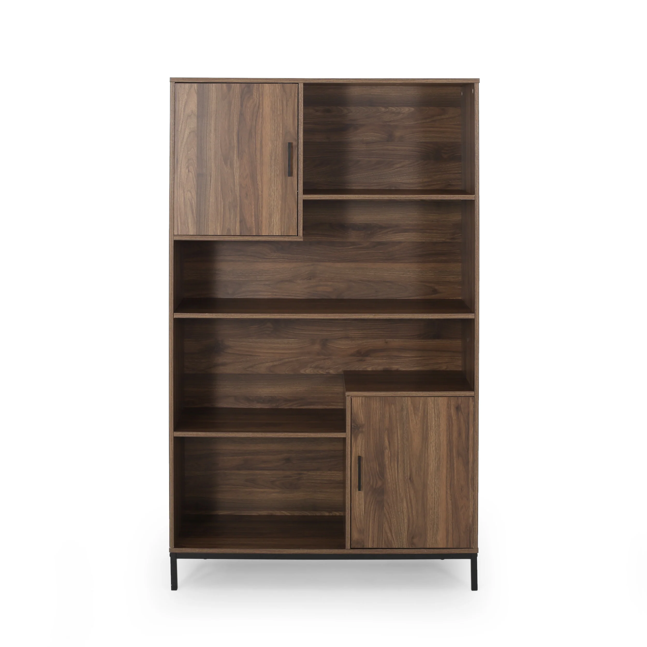 Joaquin Bookcase With Storage Cabinet - furnishings
