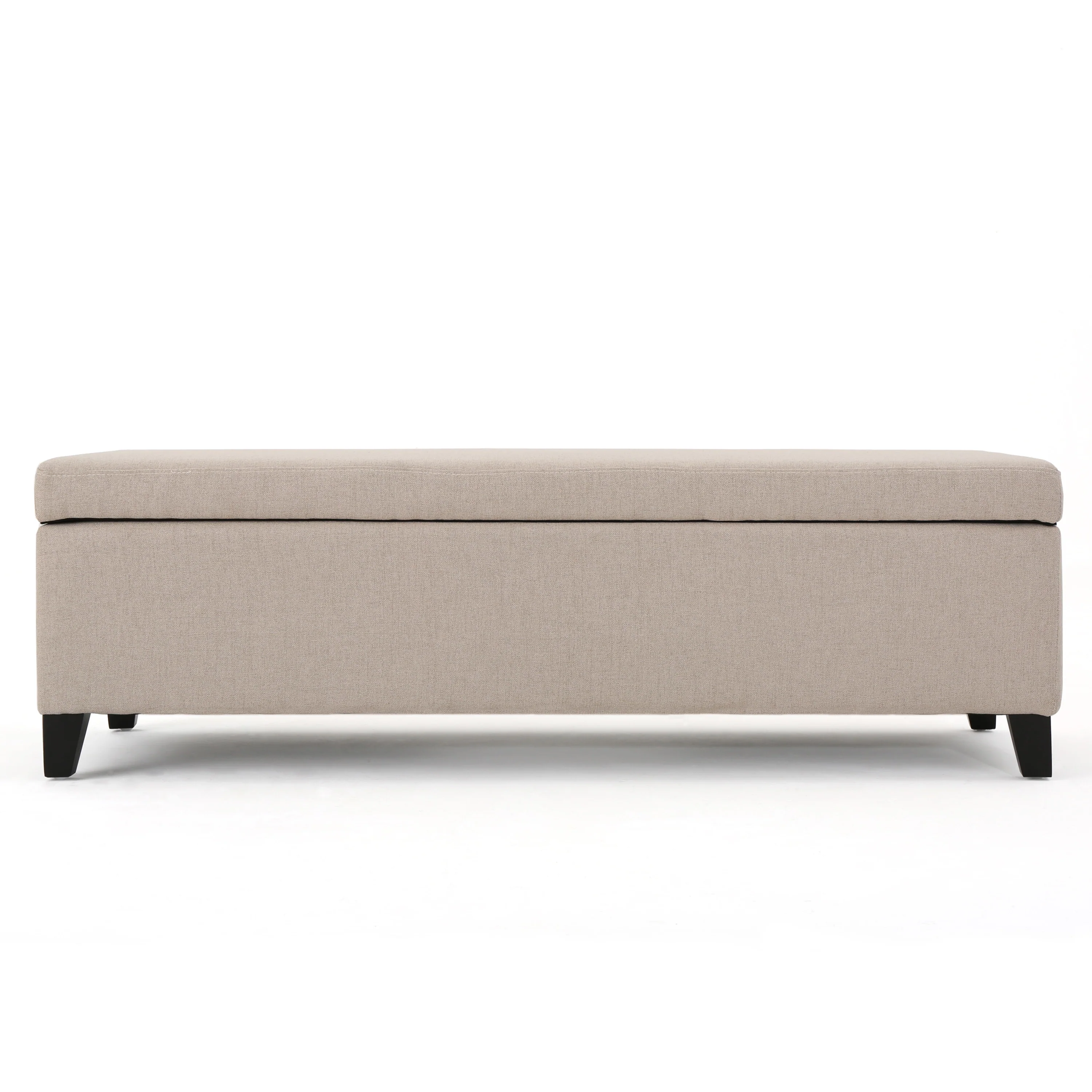 Annis Rectangle Fabric Storage Ottoman Bench - furnishings