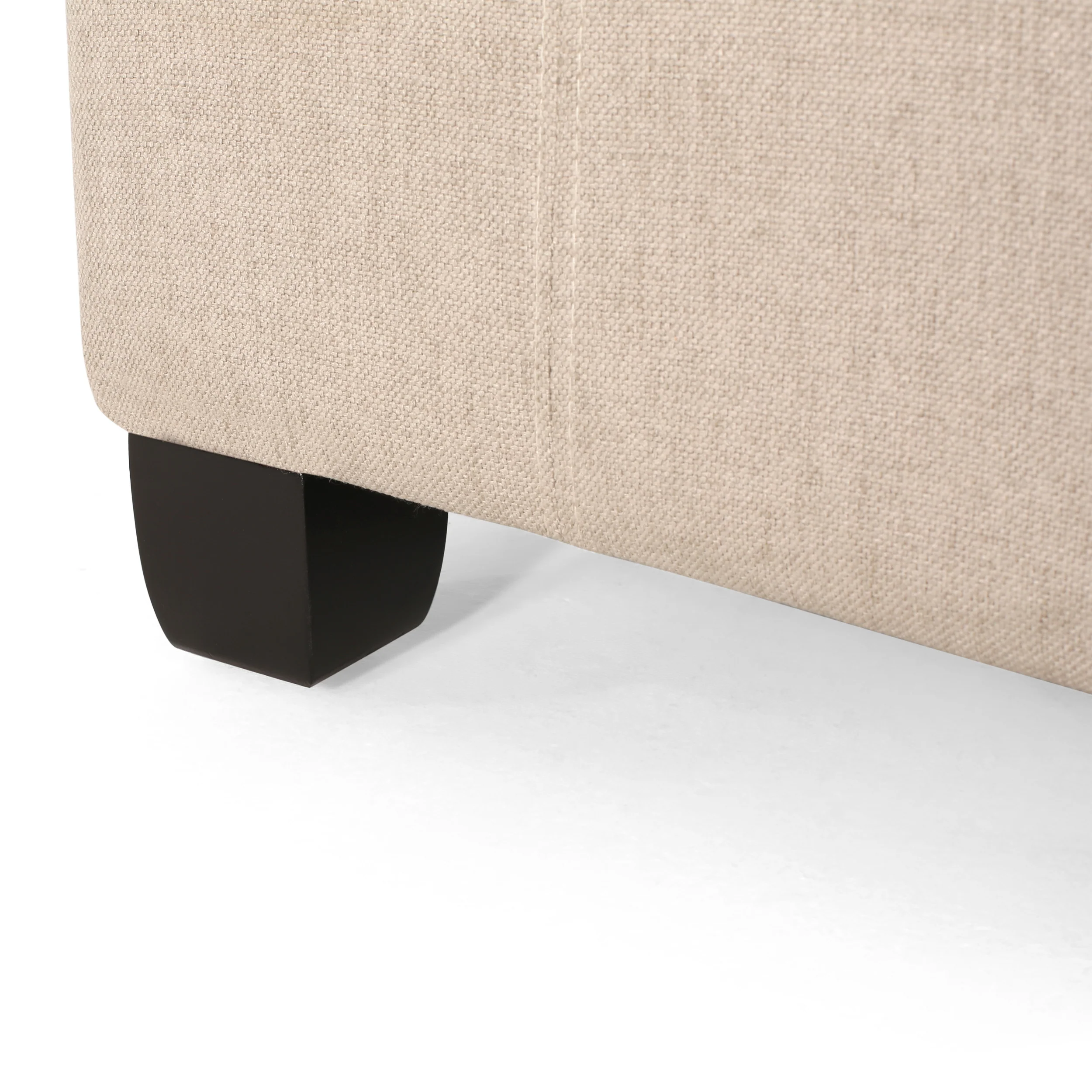 Piogor Contemporary Tufted Fabric Storage Ottoman - furnishings