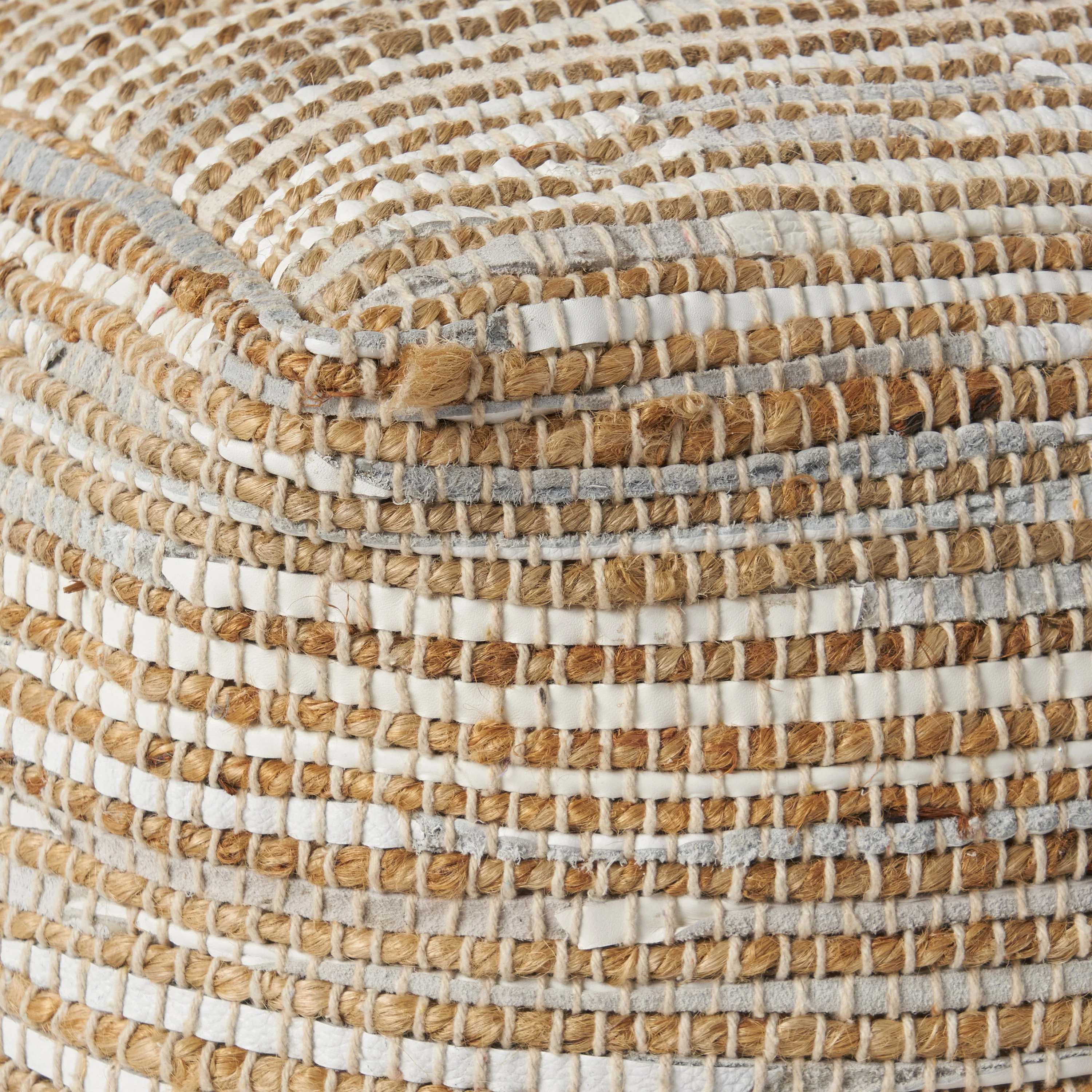 Colbert Handcrafted Boho Cube Pouf - furnishings