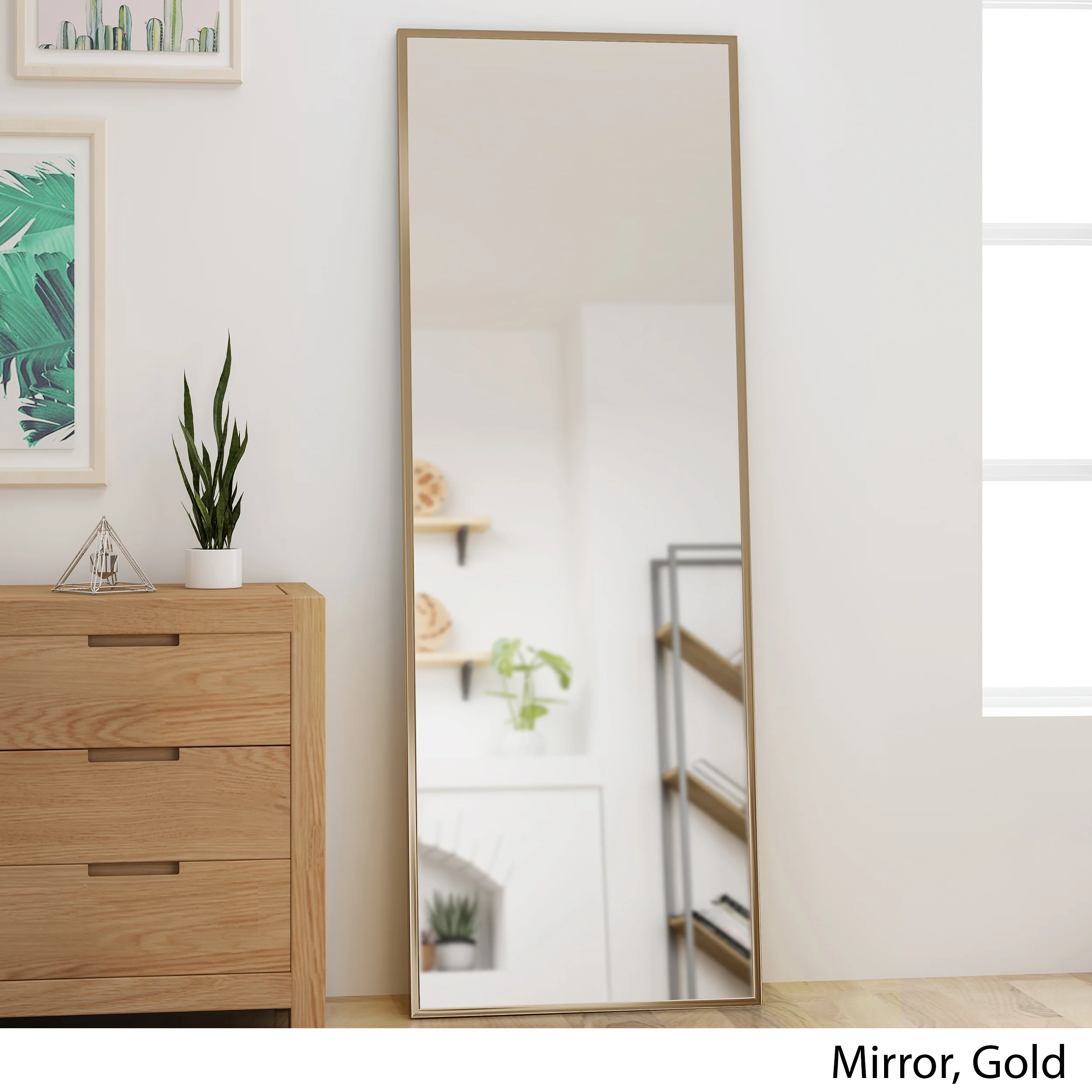 Louise Modern Rectangular Standing Mirror - furnishings