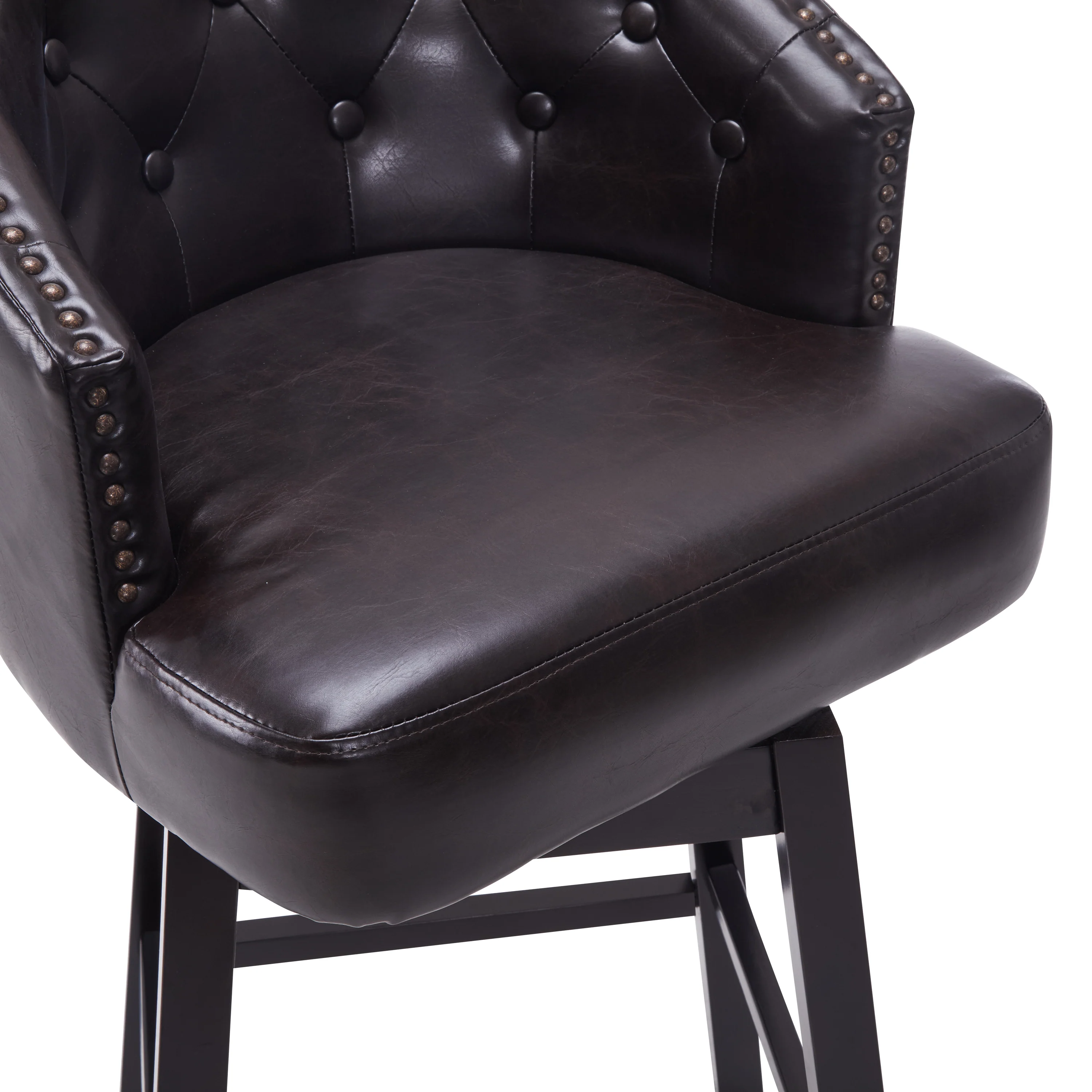 Skyleer Swivel Upholstered Counter Stools - furnishings
