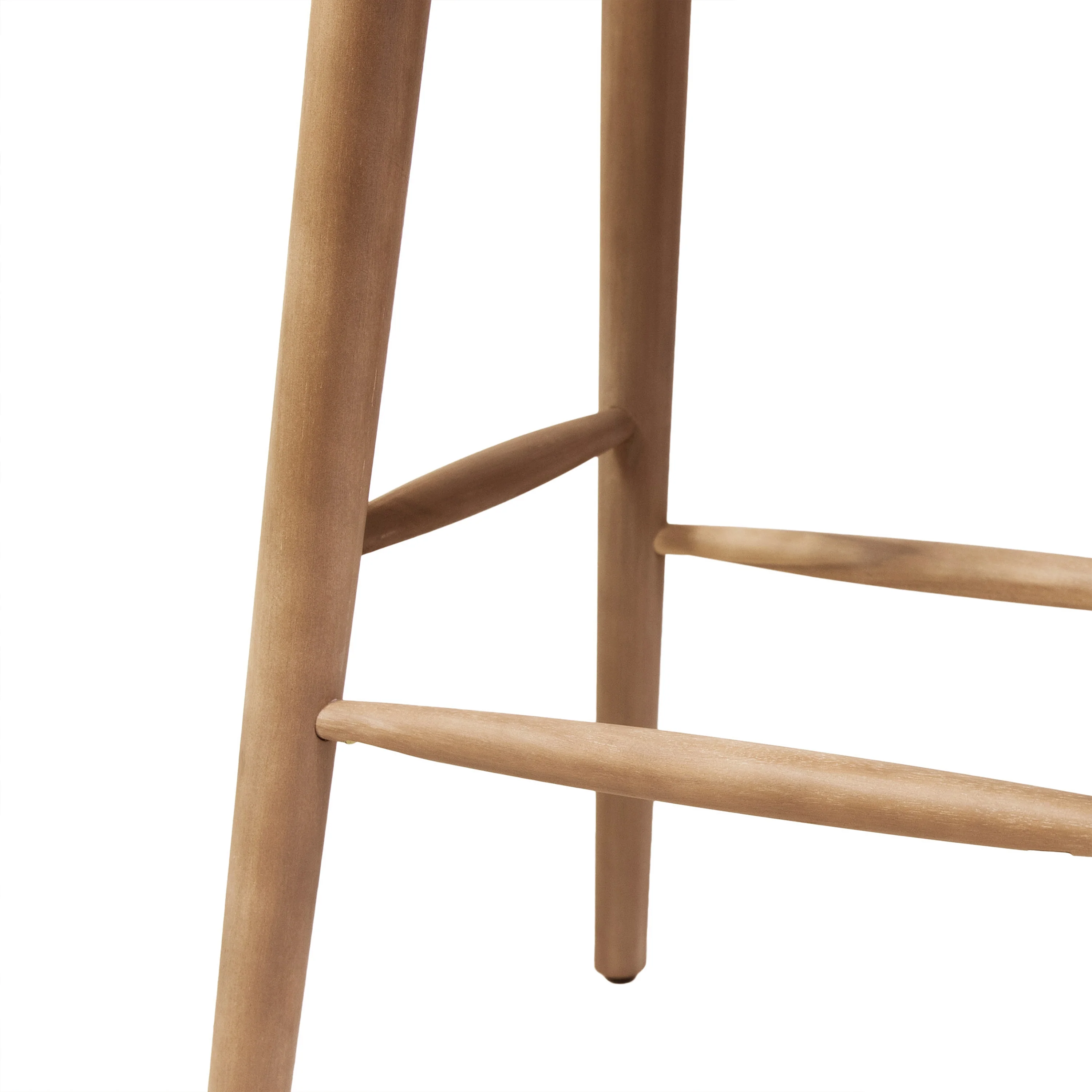 Dade Pulaski Outdoor Acacia Wood Barstool with Wicker, Set of 2 - furnishings