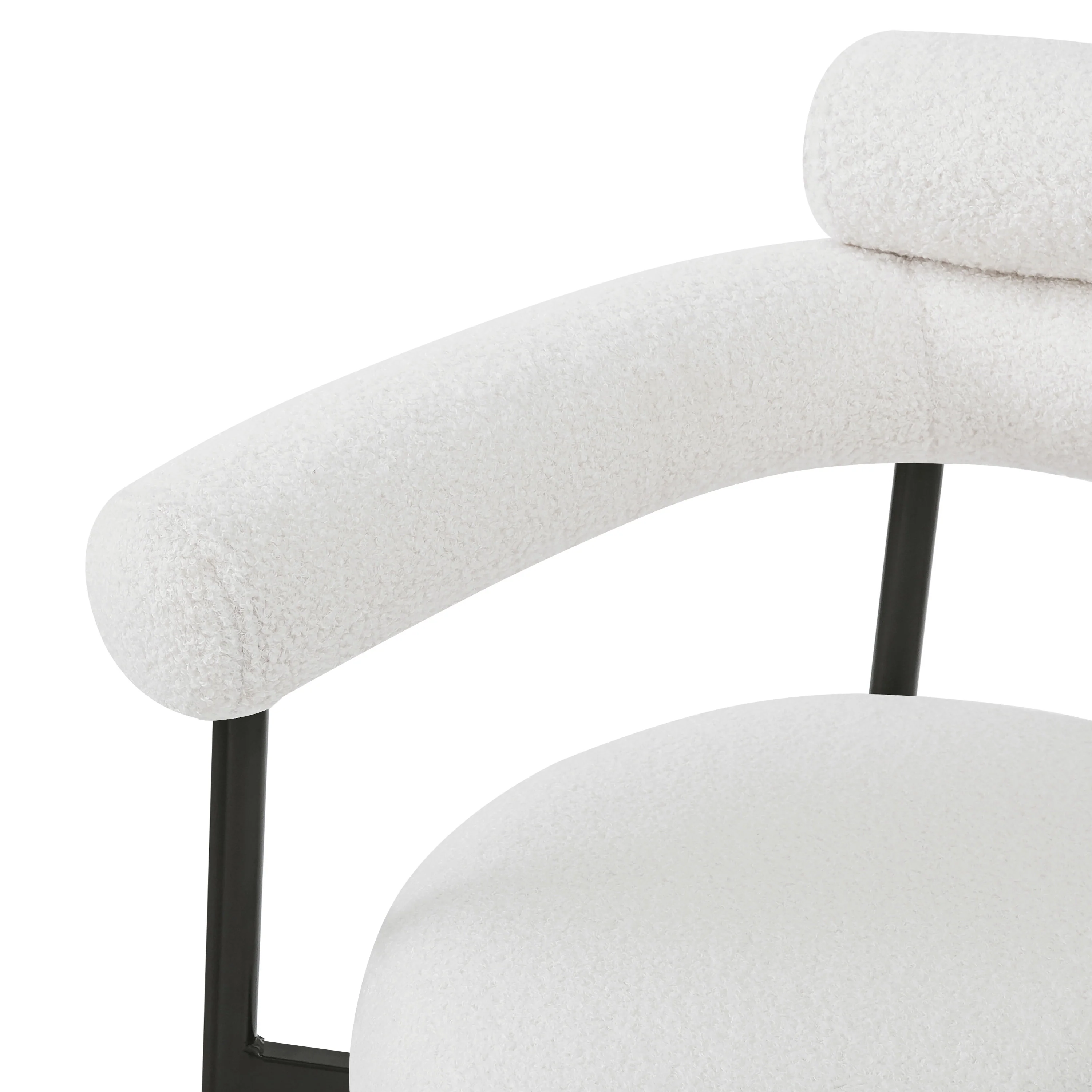 Jornic Modern Arm Upholstered Dining Chair - furnishings