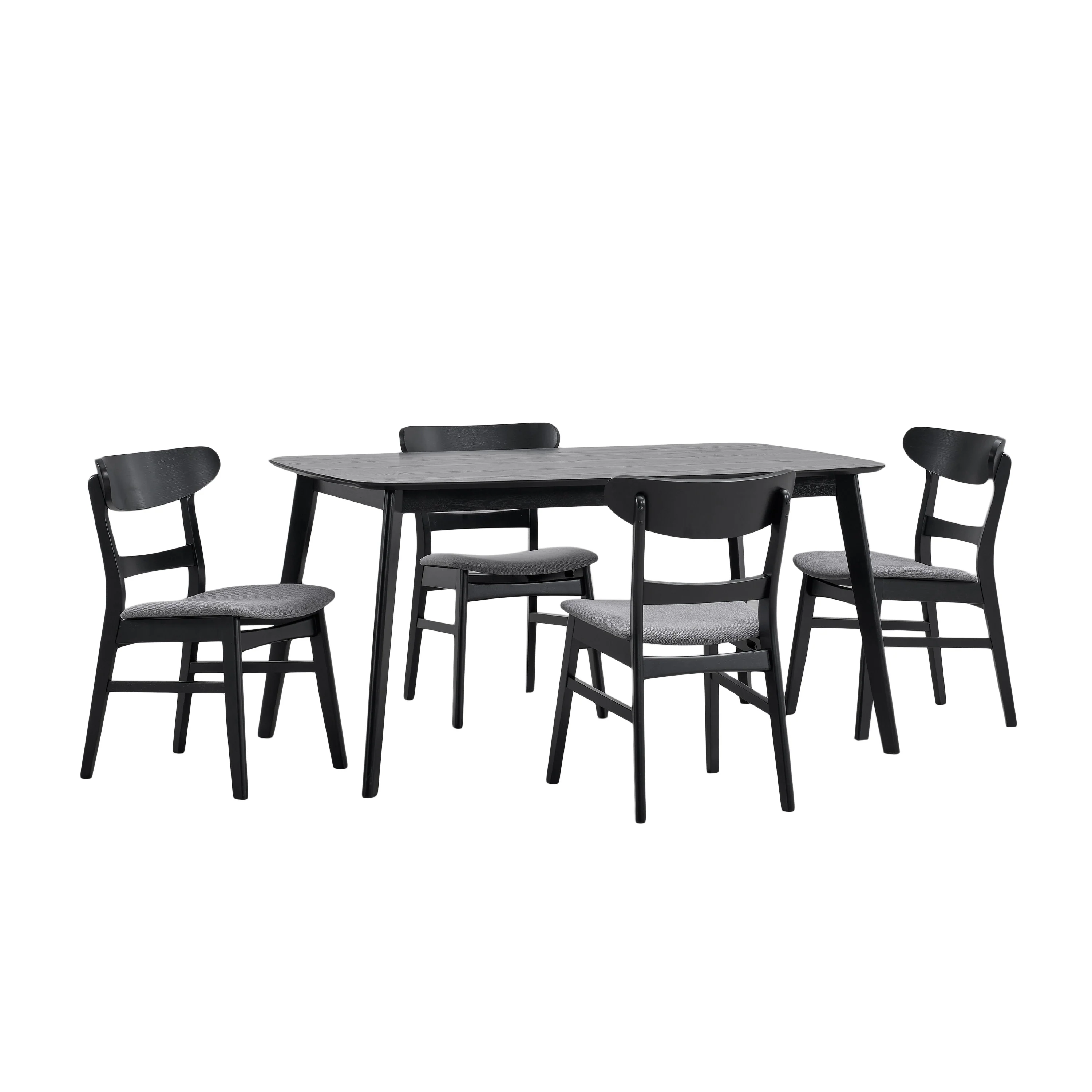 Helen Mid-Century Modern 5 Piece Dining Set - furnishings