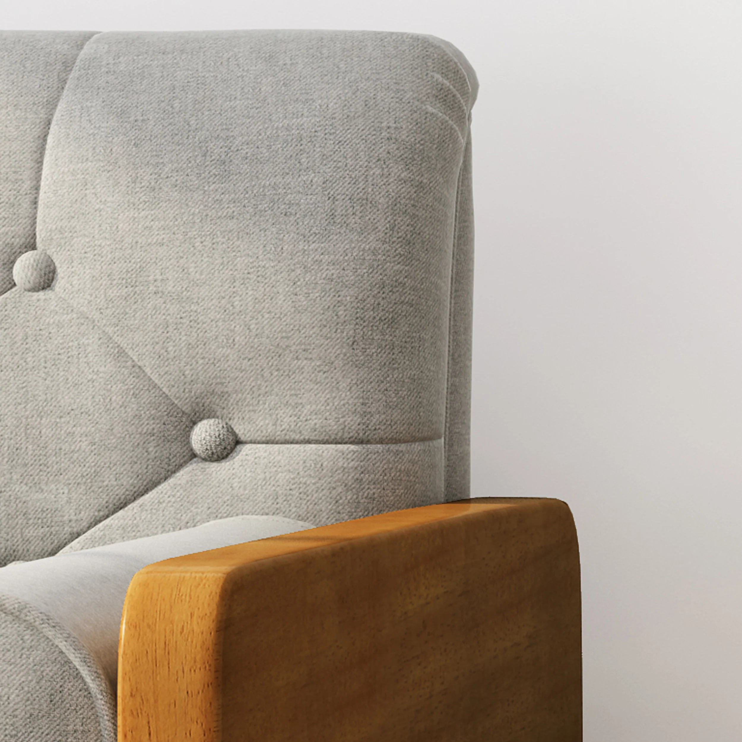 Greta Mid Century Modern Fabric Club Chair - furnishings