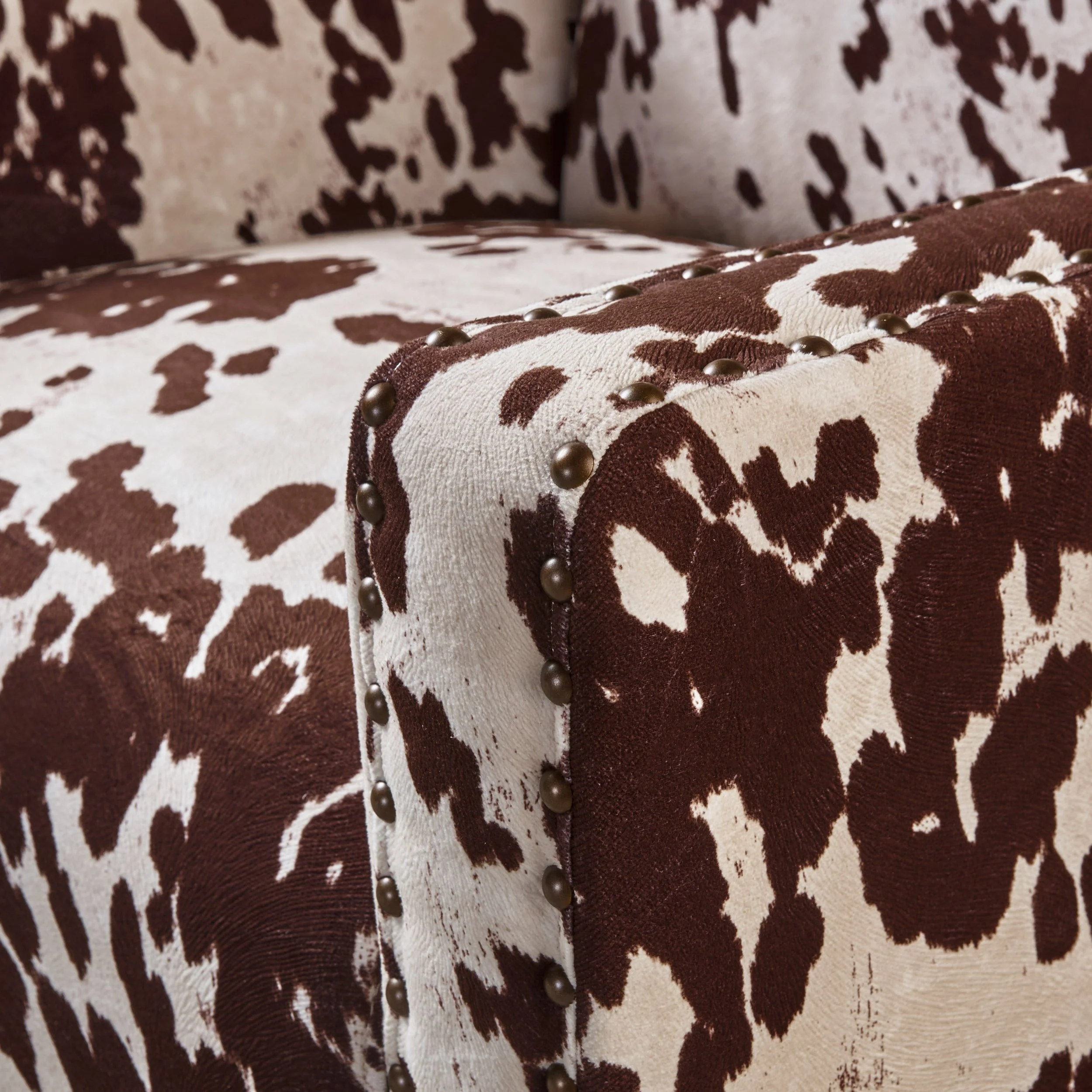 Equestria Studded New Velvet Club Chair - furnishings