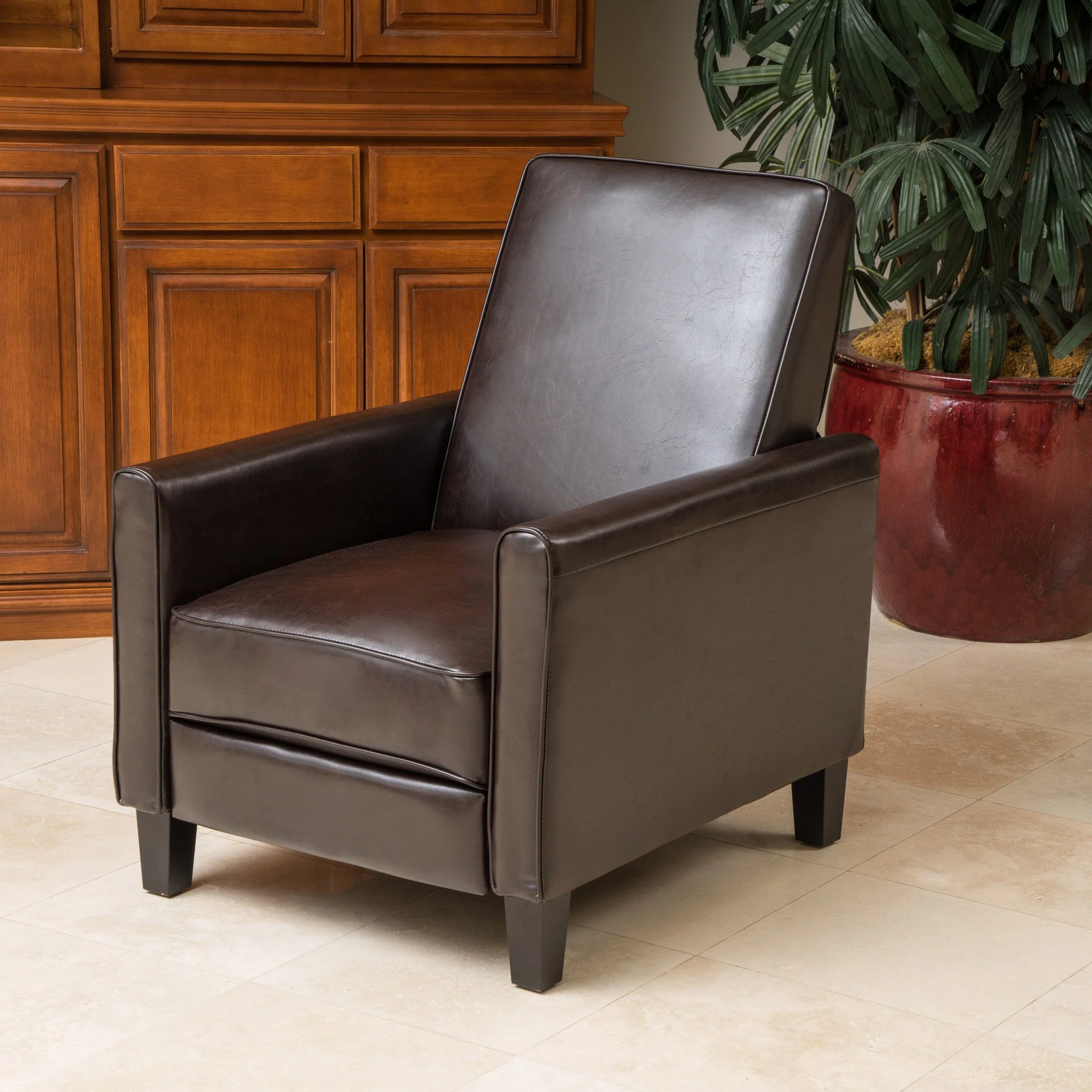 Lucas Modern Leather Recliner Chair - furnishings