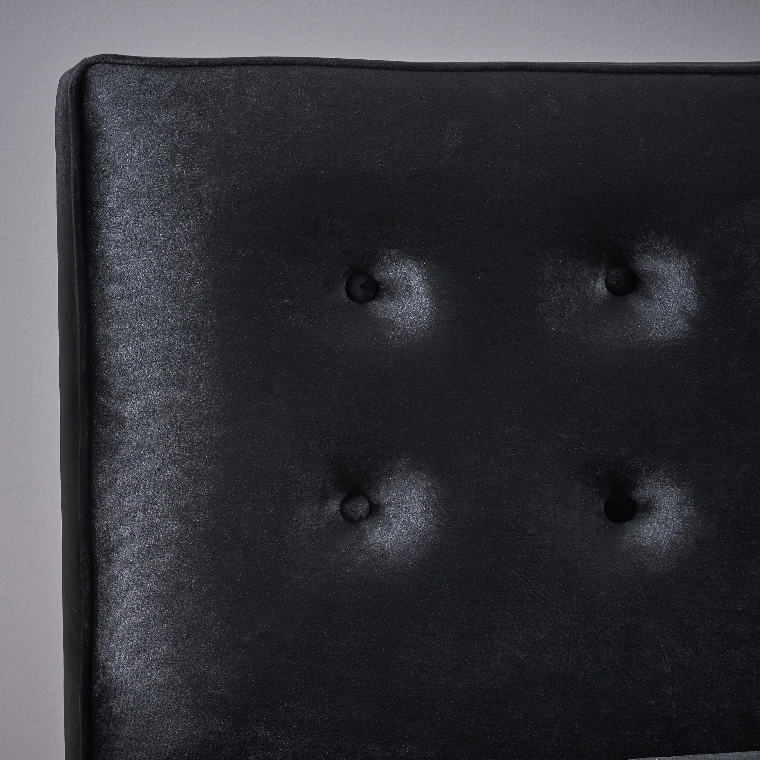 DuSoleil Modern Button Tufted Armless Velvet Accent Chair with Hairpin Legs - furnishings