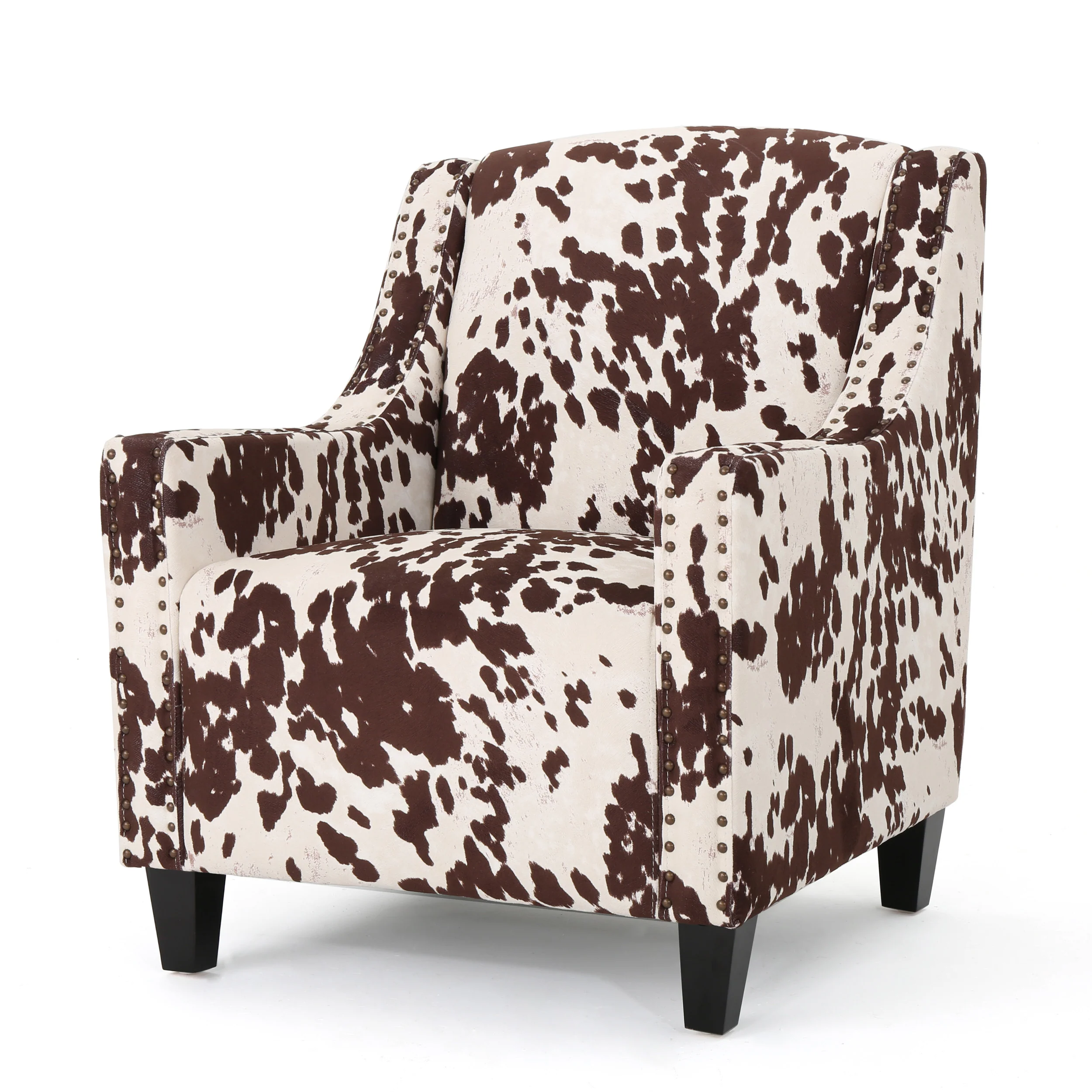 Equestria Studded New Velvet Club Chair - furnishings