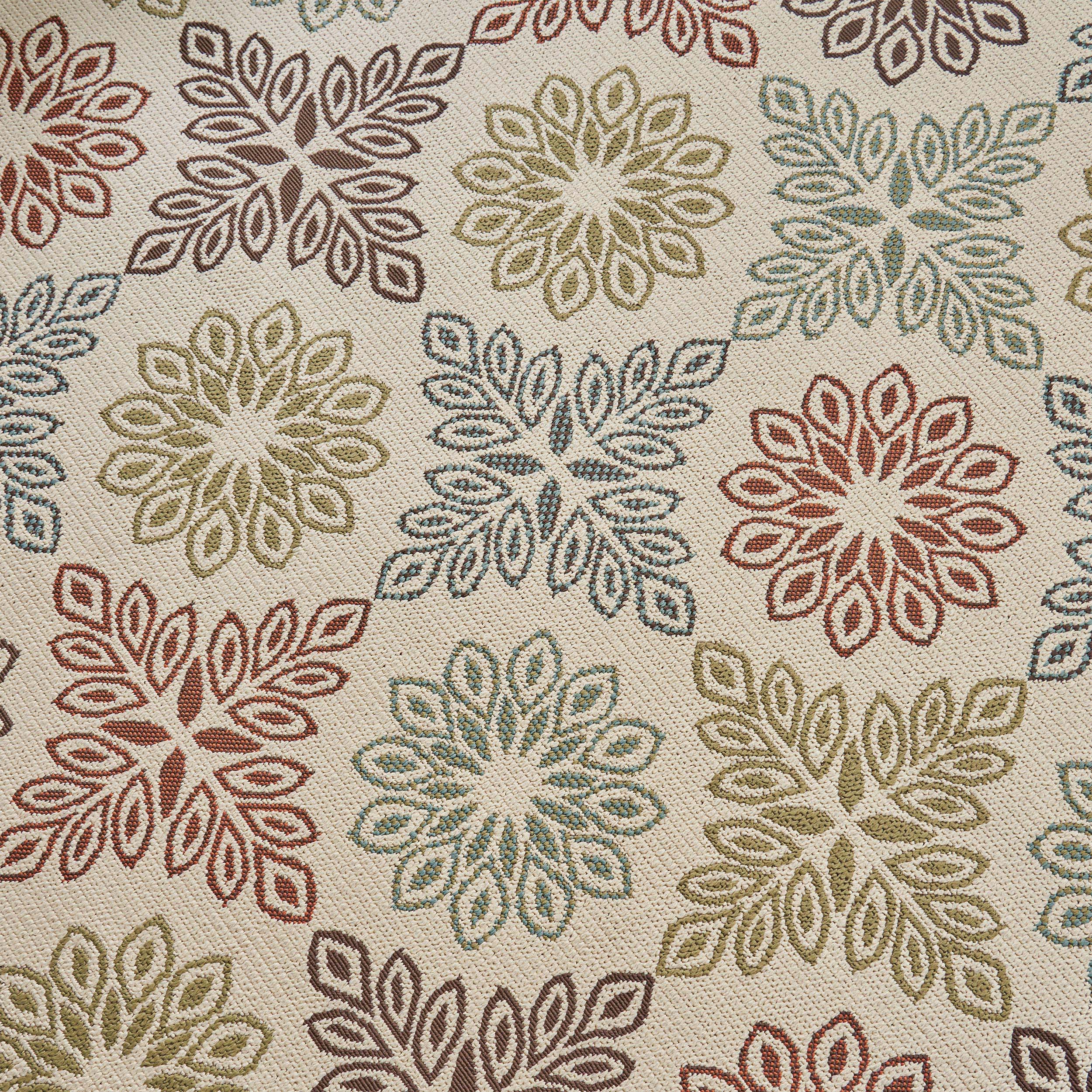 Estelle Outdoor Medallion Area Rug - furnishings