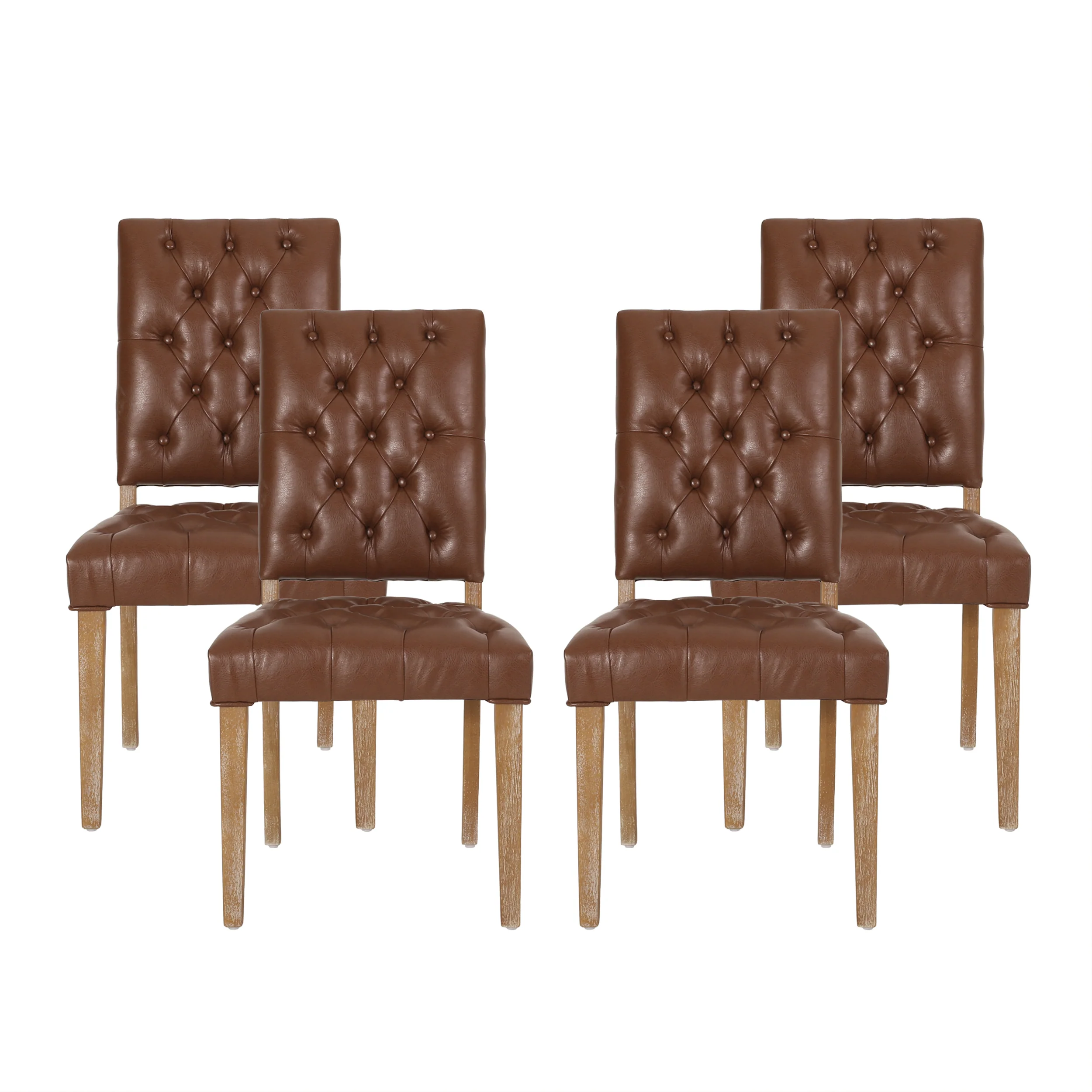 Welby Contemporary Tufted Dining Chairs, Set of 4 - furnishings