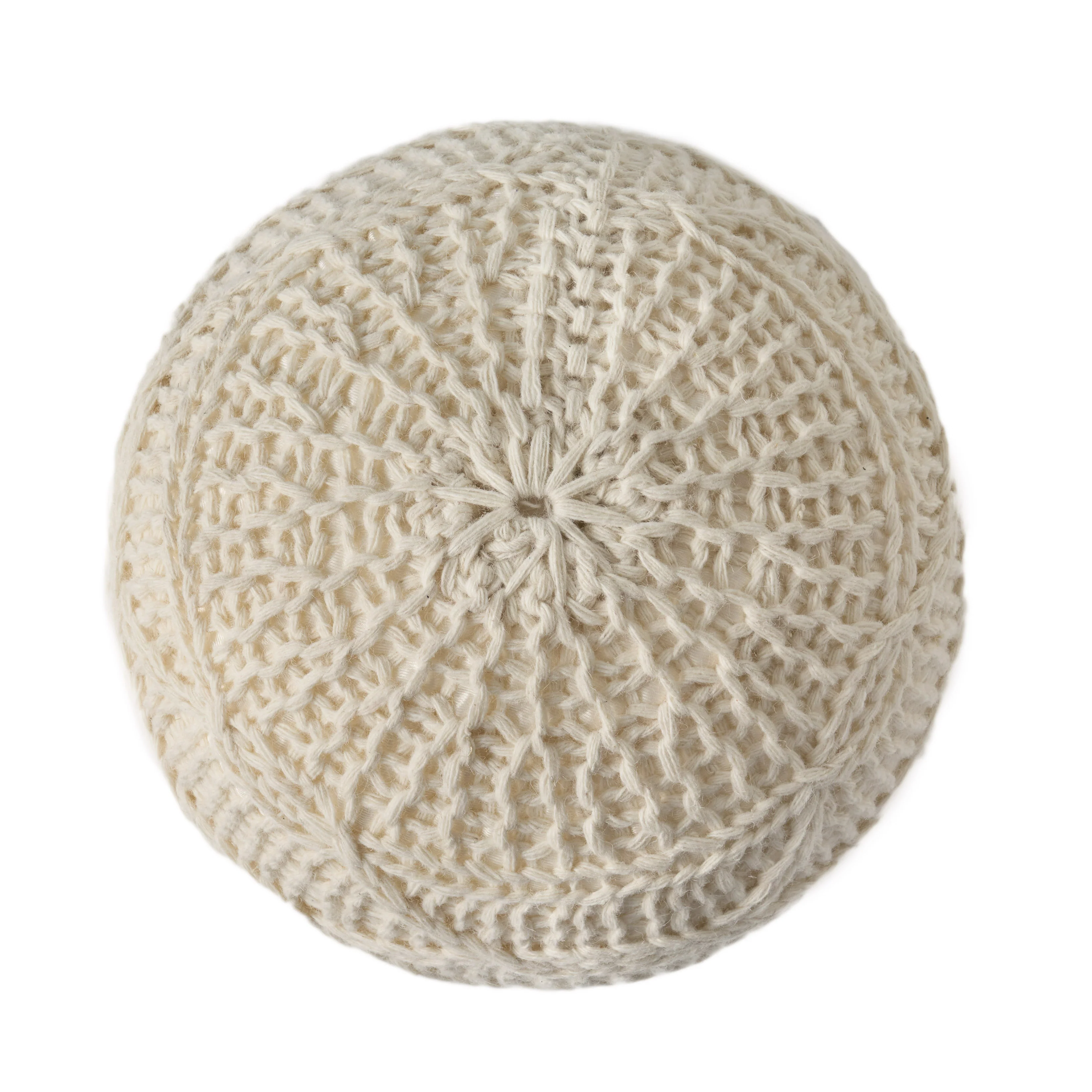 Biljon Handmade Boho Fabric Pouf - furnishings