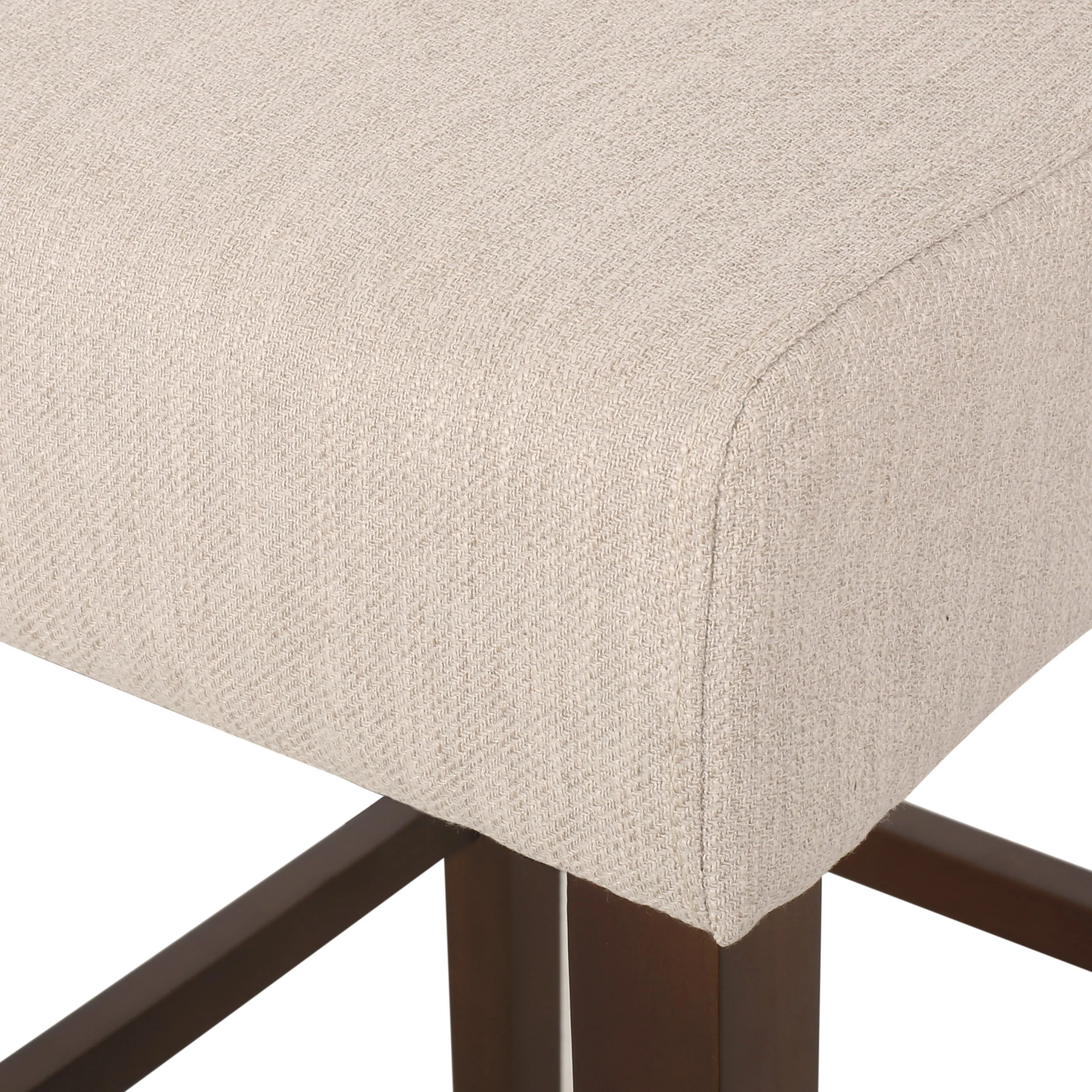 Leeandre Contemporary Wingback Fabric Barstools (Set of 2) - furnishings
