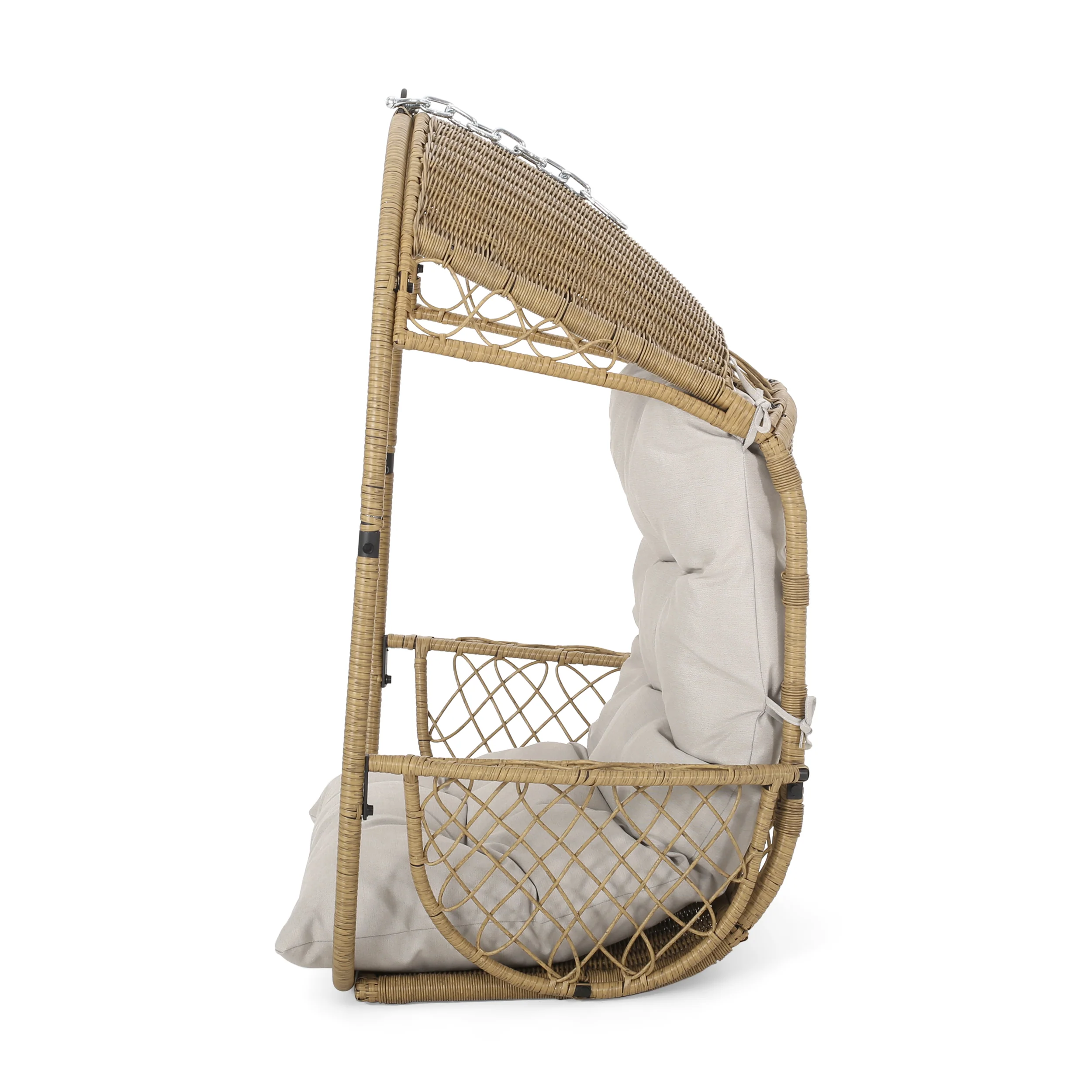 Aydan Outdoor/Indoor Wicker Basket Hanging Chair (NO STAND) - furnishings