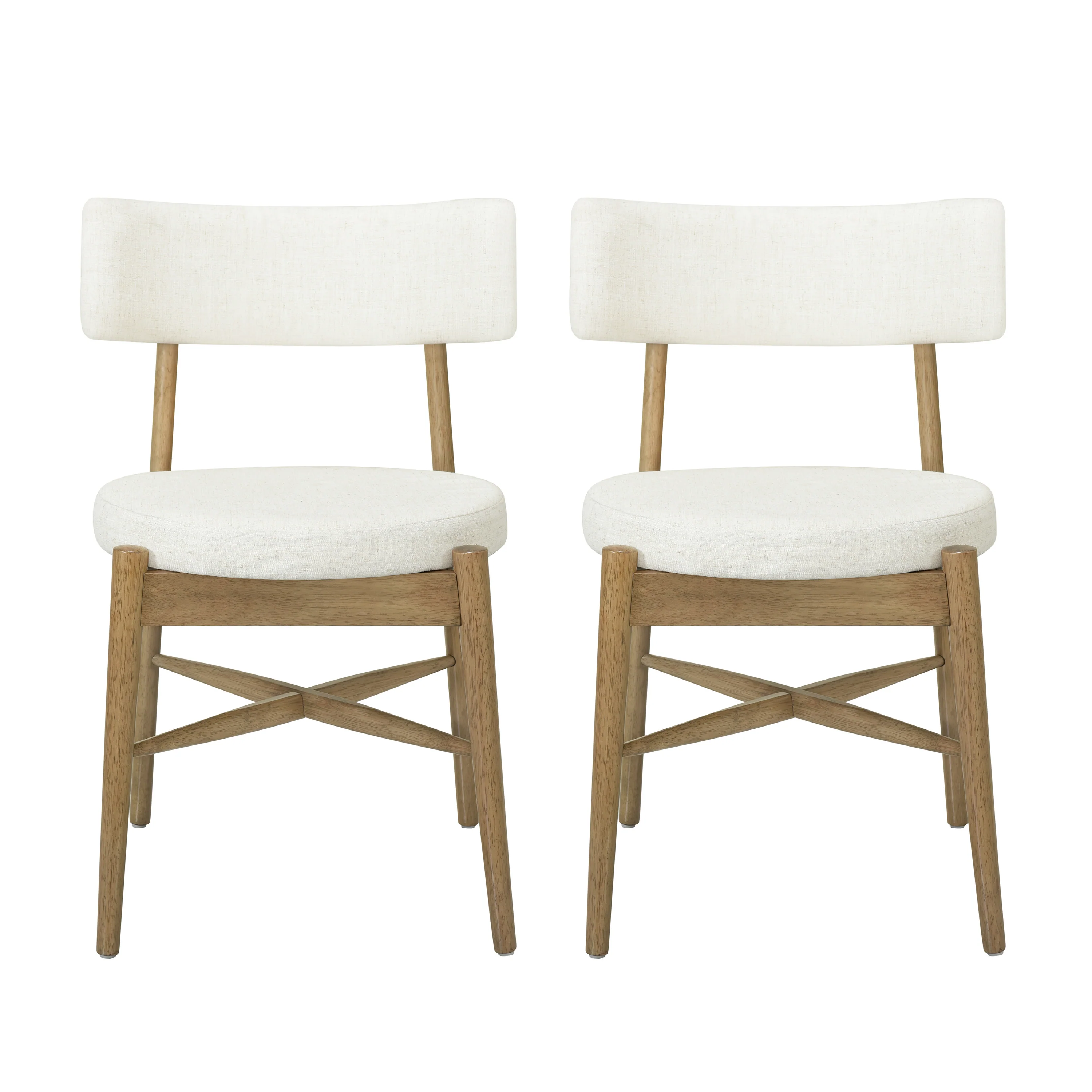 Celestee Modern Upholstered Dining Chairs, Set of 2 - furnishings