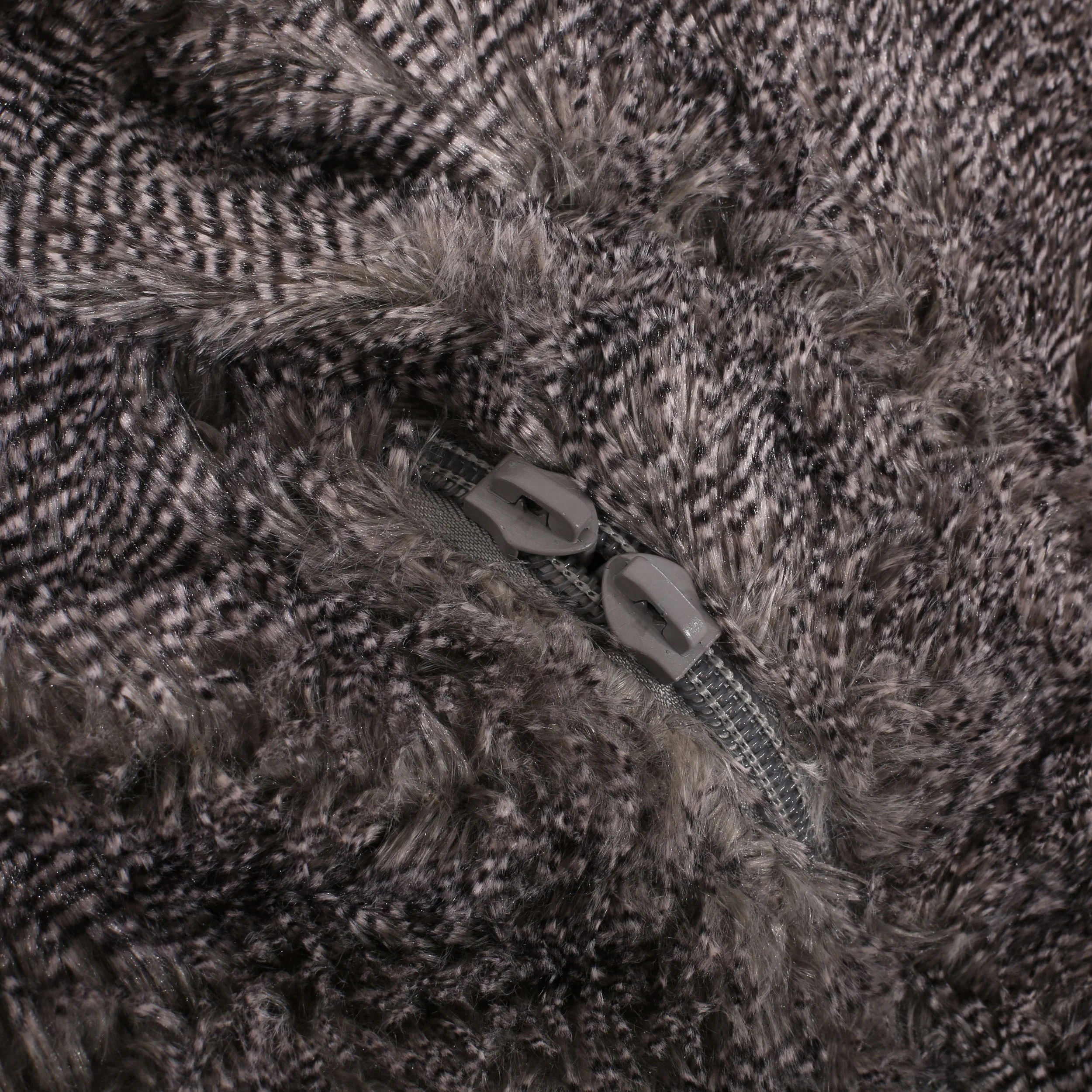 Maysville Modern Glam 5 Foot Faux Fur Winter Bean Bag - furnishings