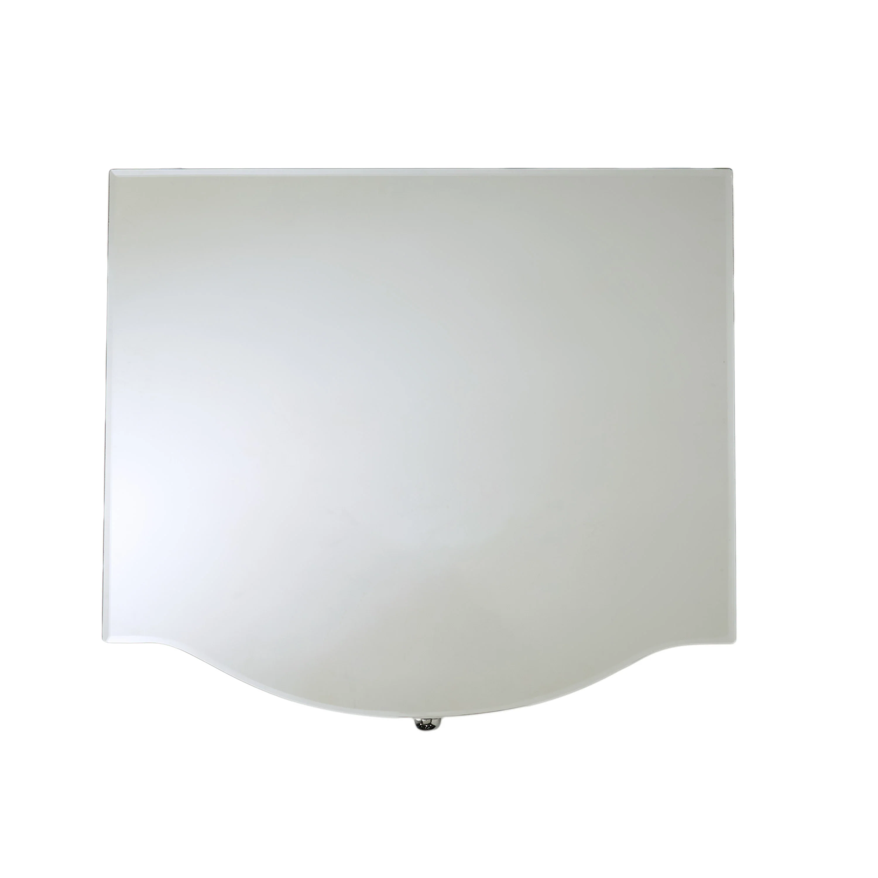 Jacinda Modern Glam Mirrored 3 Drawer Side Table - furnishings