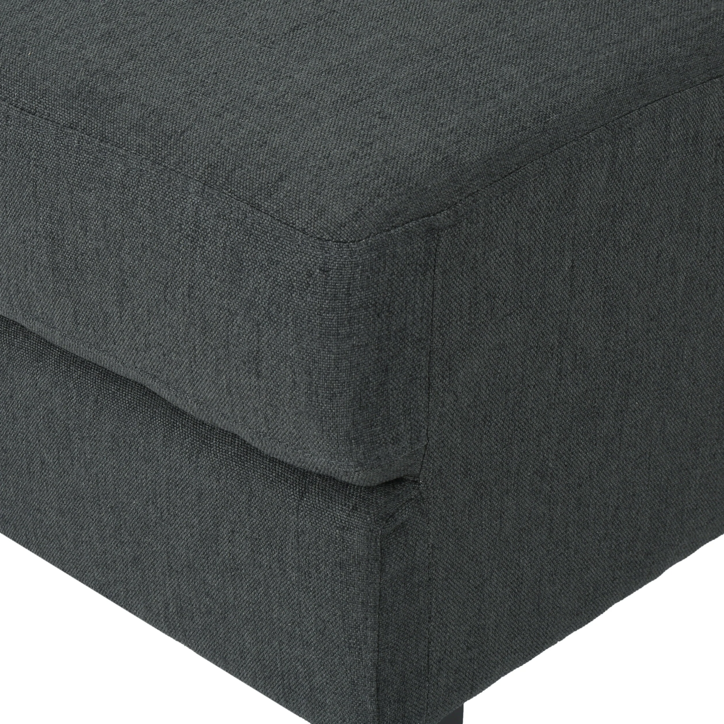 Niya Mid Century Modern 5 Piece Fabric Sectional Sofa - furnishings