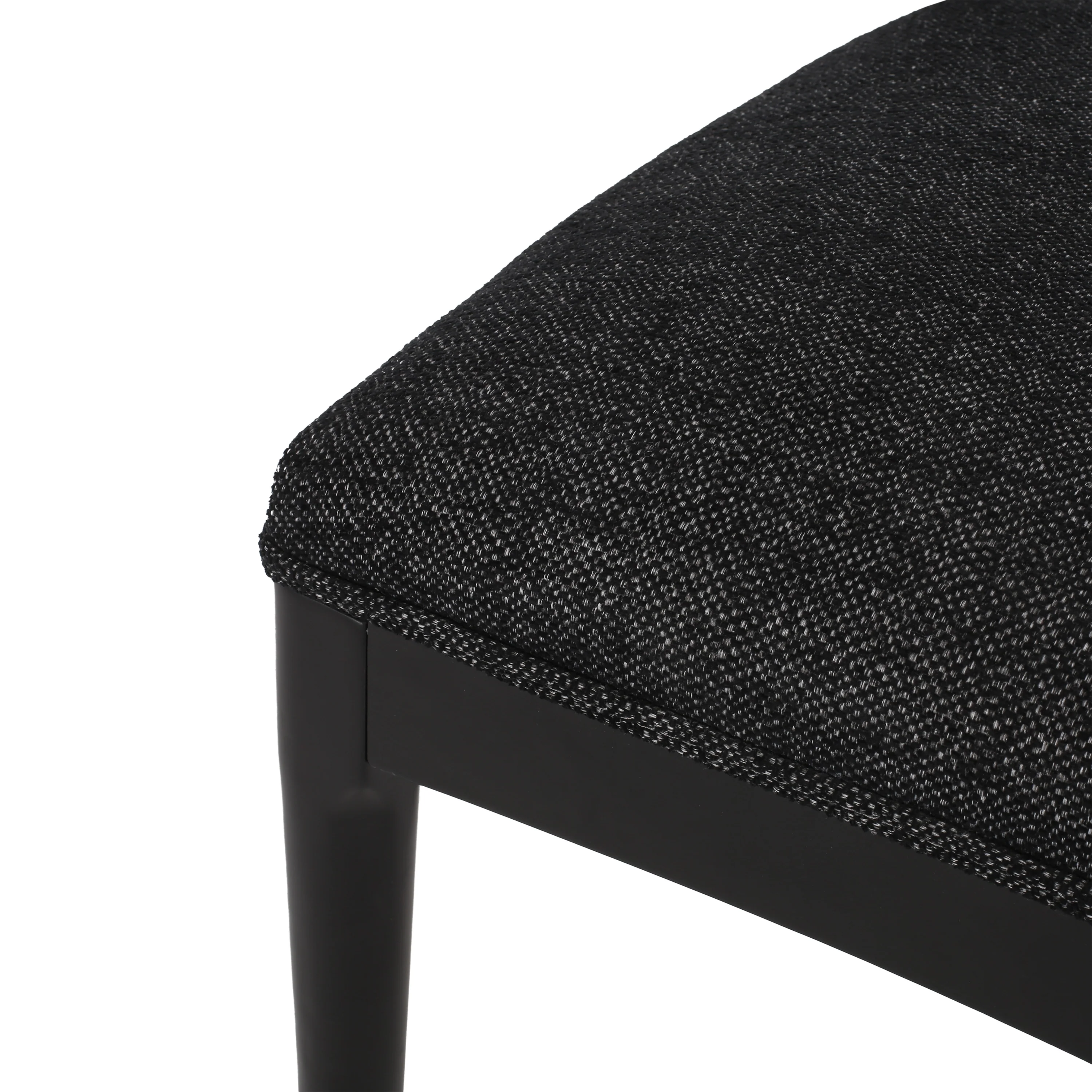 Covey Mid Century Modern Fabric Upholstered Wood Dining Chairs, Set of 2 - furnishings