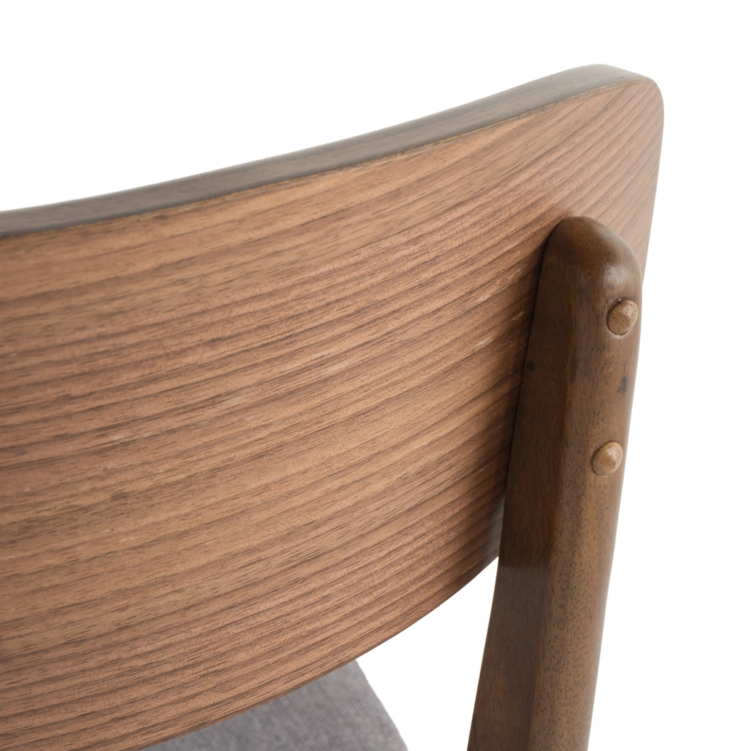 Lucille Fabric/ Wood Finish Dining Chair (Set of 2) - furnishings