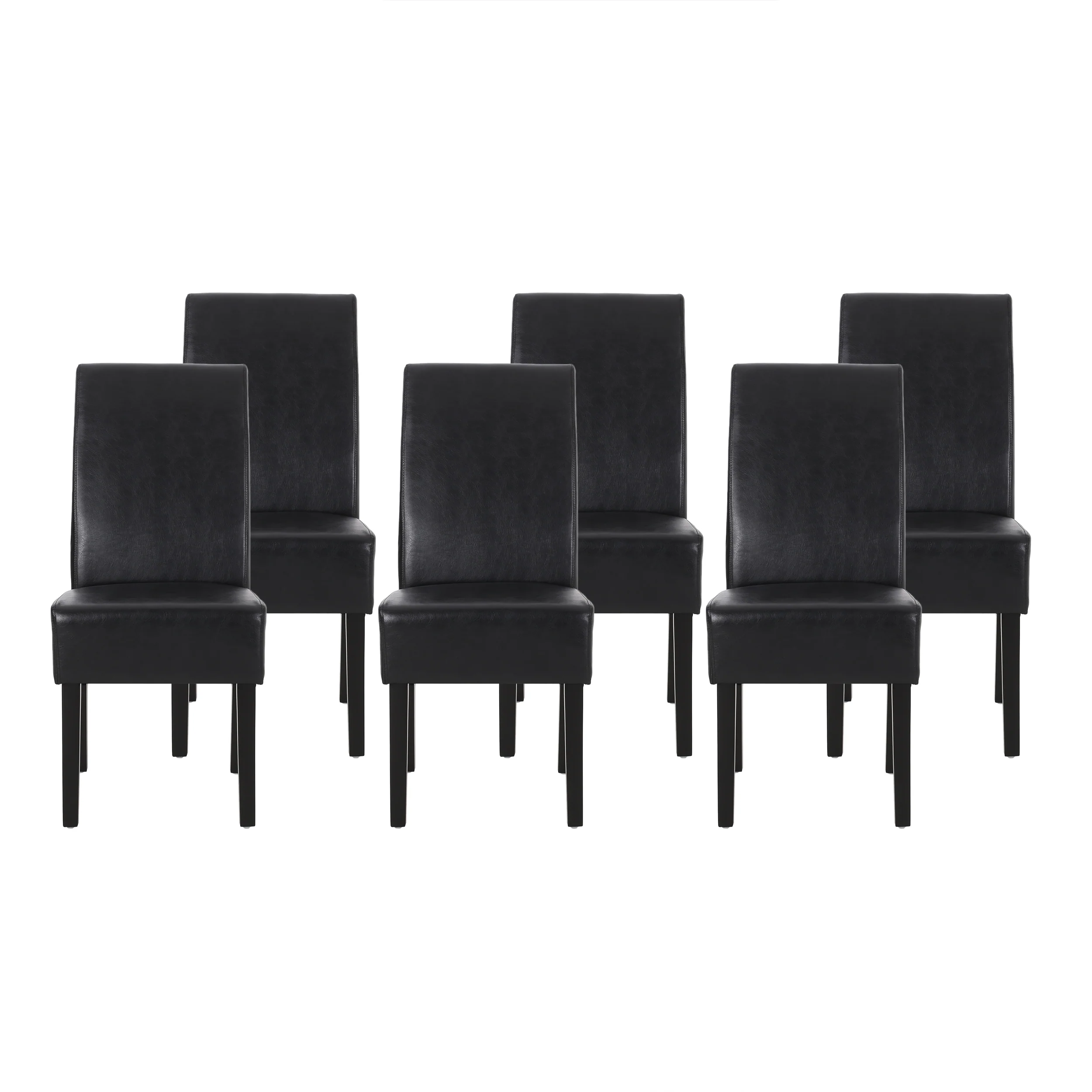 Thurber Contemporary Upholstered Dining Chairs, Set of 6 - furnishings