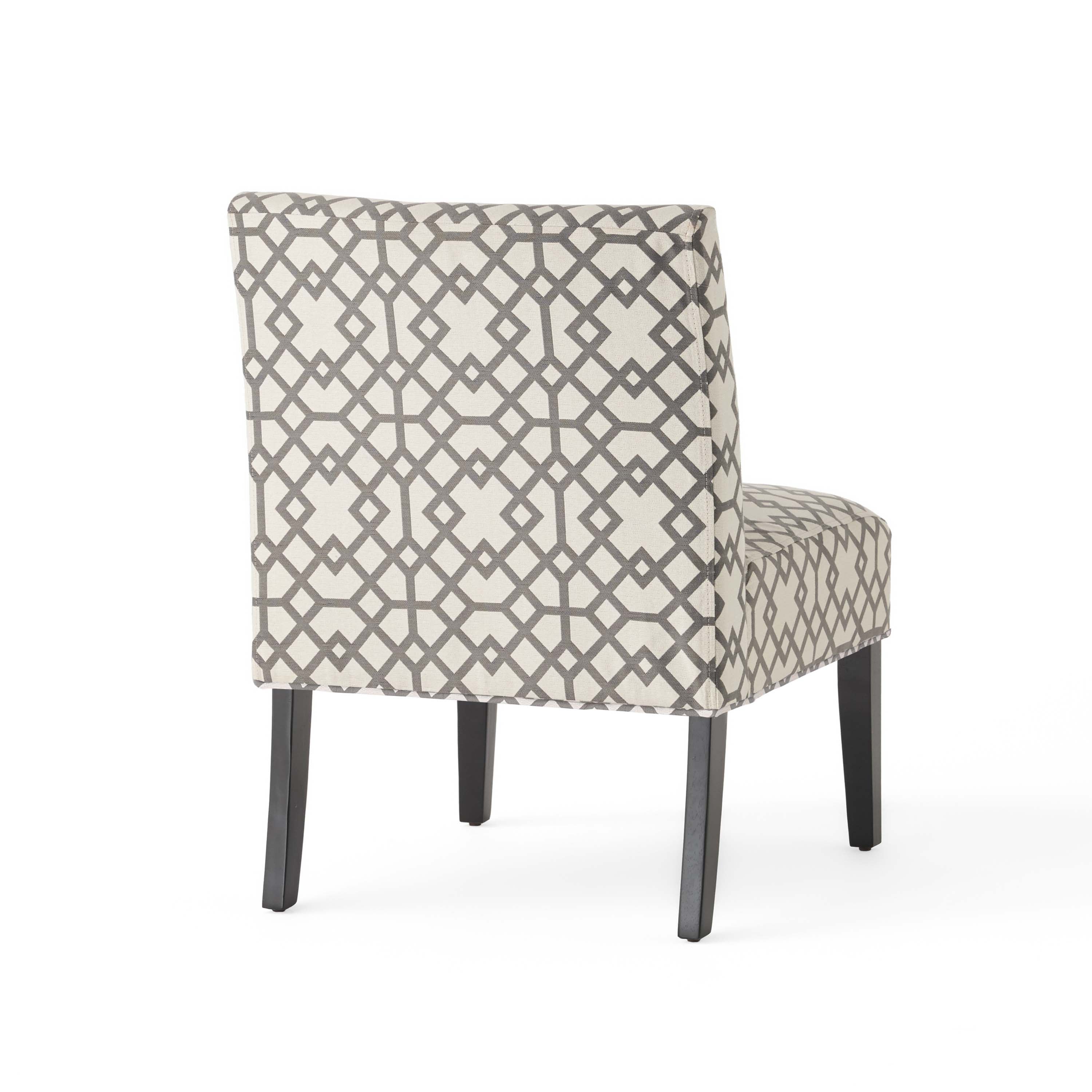 Kendal Contemporary Fabric Slipper Accent Chair - furnishings