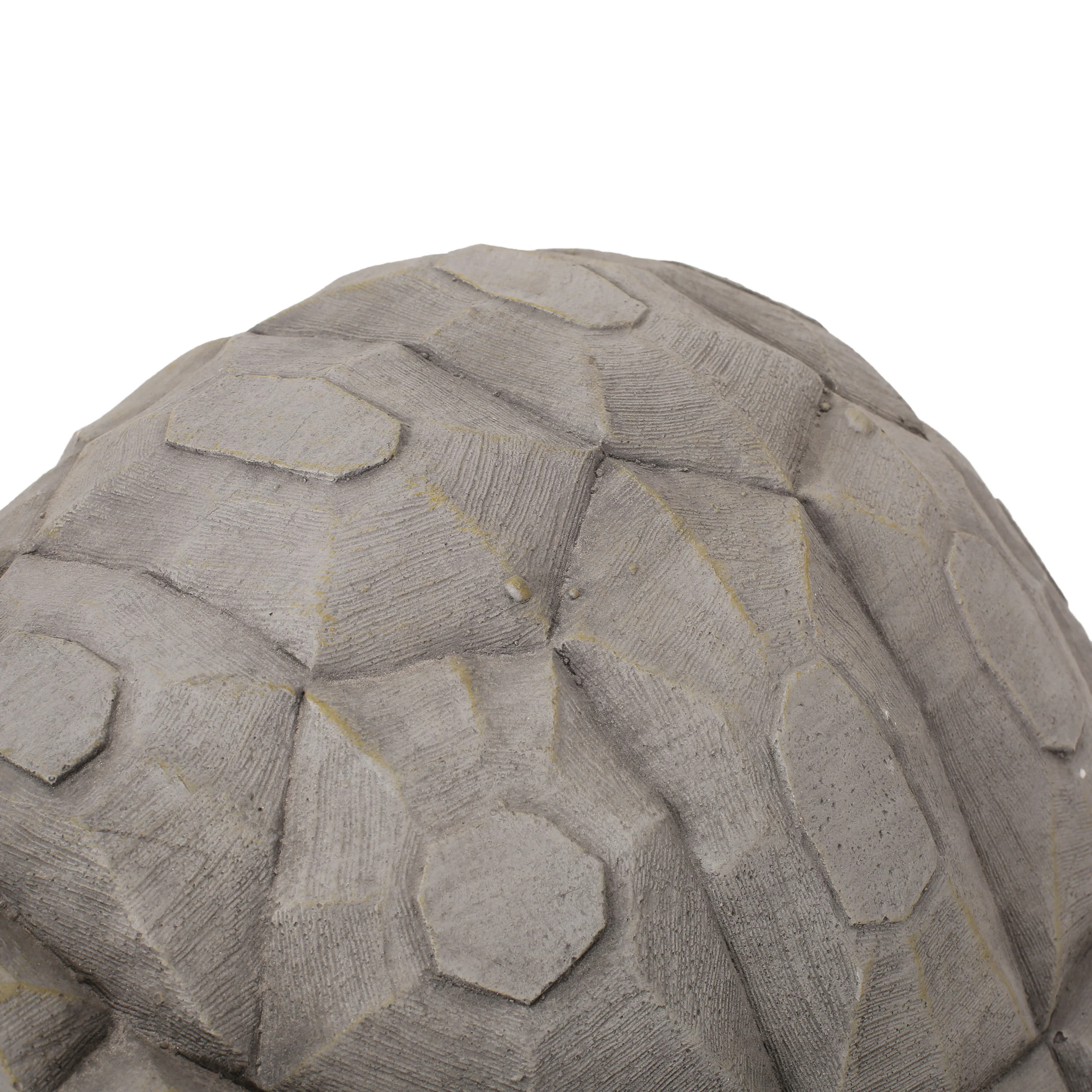 Delphos Outdoor Turtle Garden Statue, Dark Gray - furnishings