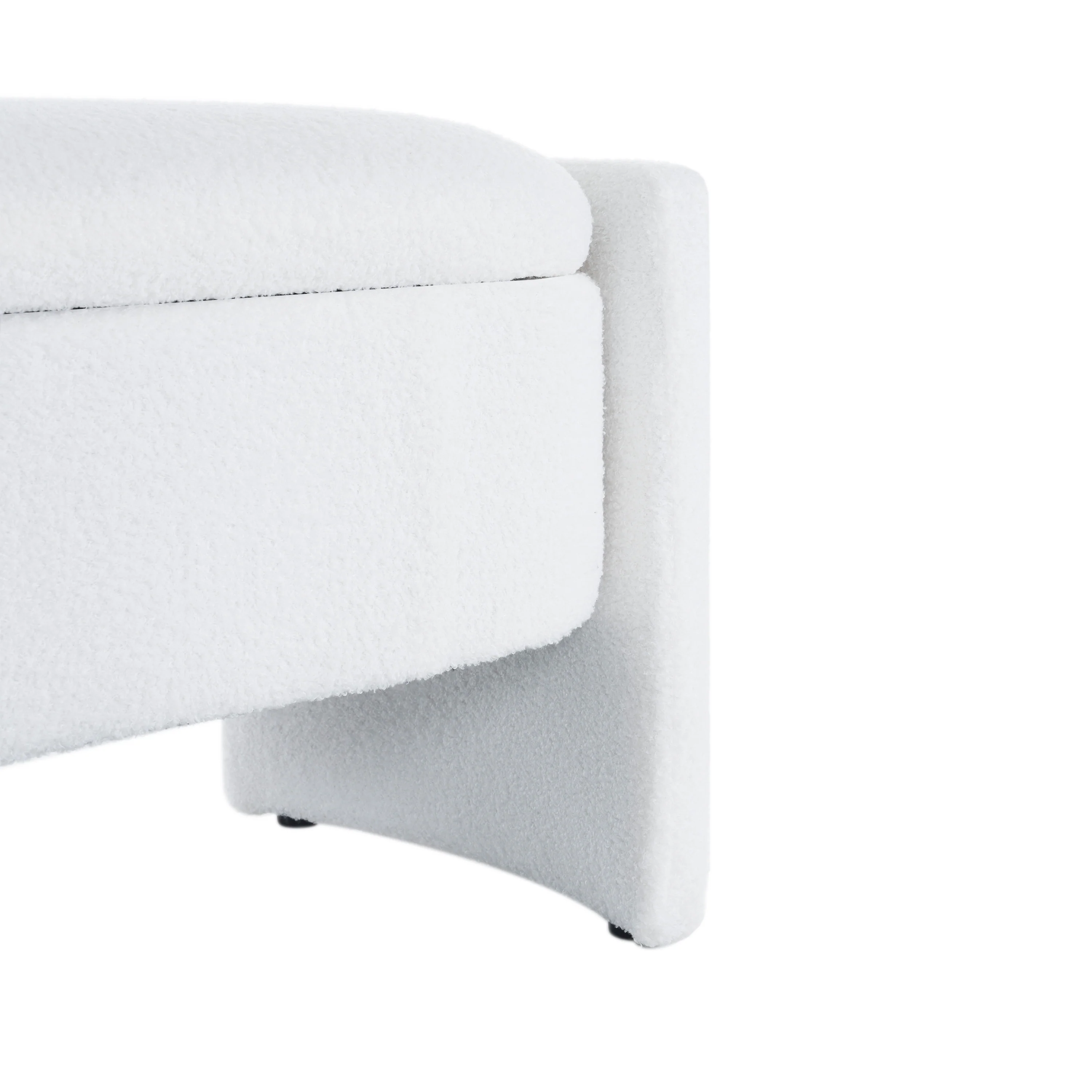 Evelar Modern Fabric Ottoman Bench - furnishings