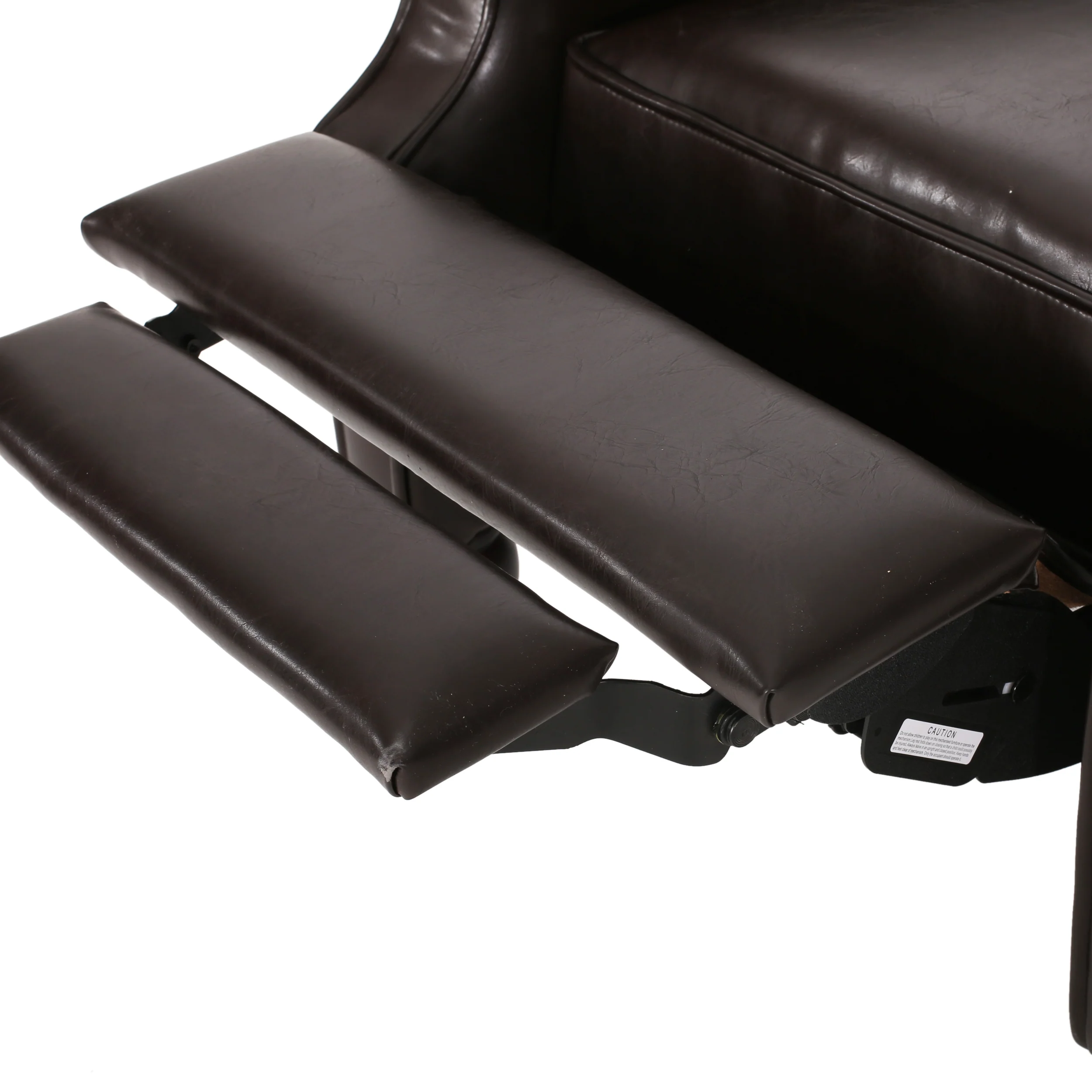 Elizabeth Contemporary Tufted Bonded Leather Recliner (Set of 2) - furnishings