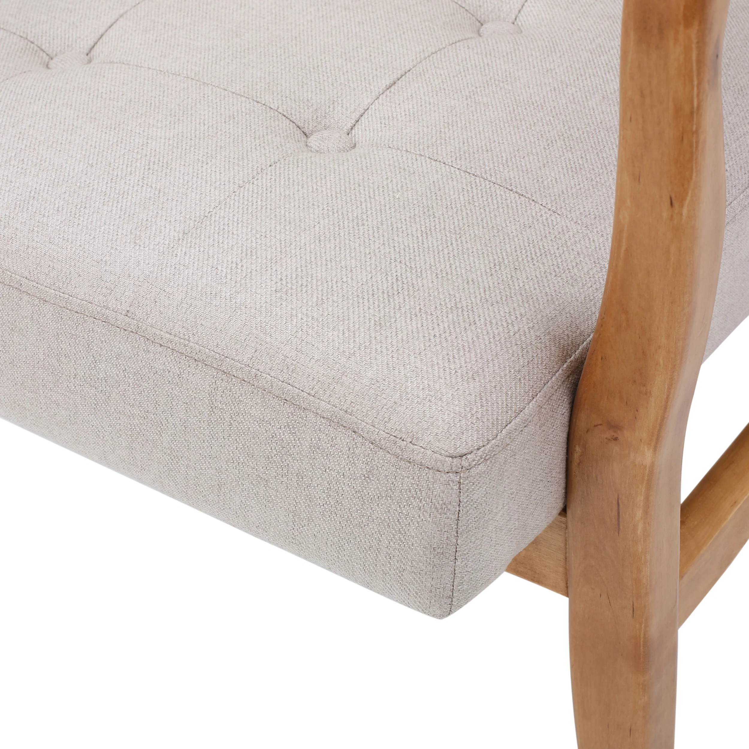 Gunther French-Style Contemporary Fabric Club Chair - furnishings