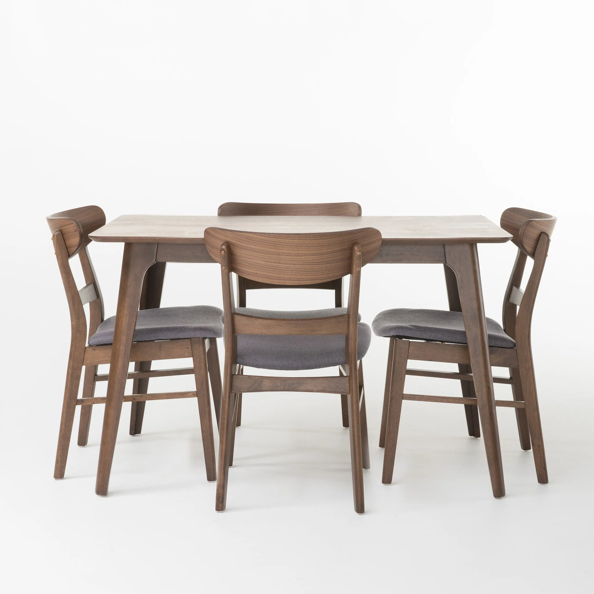 Colonial Mid-Century Modern 5 Piece Dining Set - furnishings