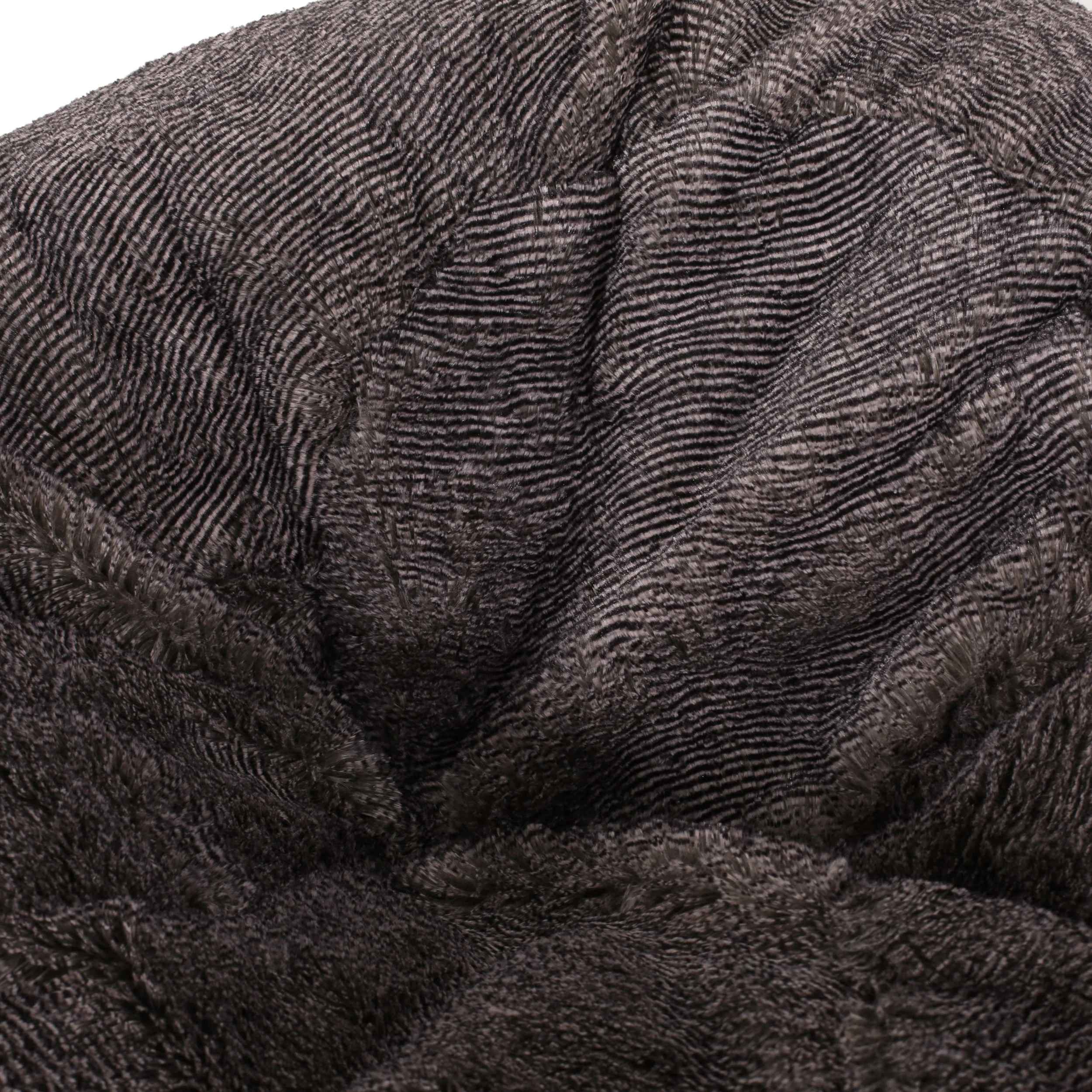 Maysville Modern Glam 3 Foot Faux Fur Winter Bean Bag - furnishings