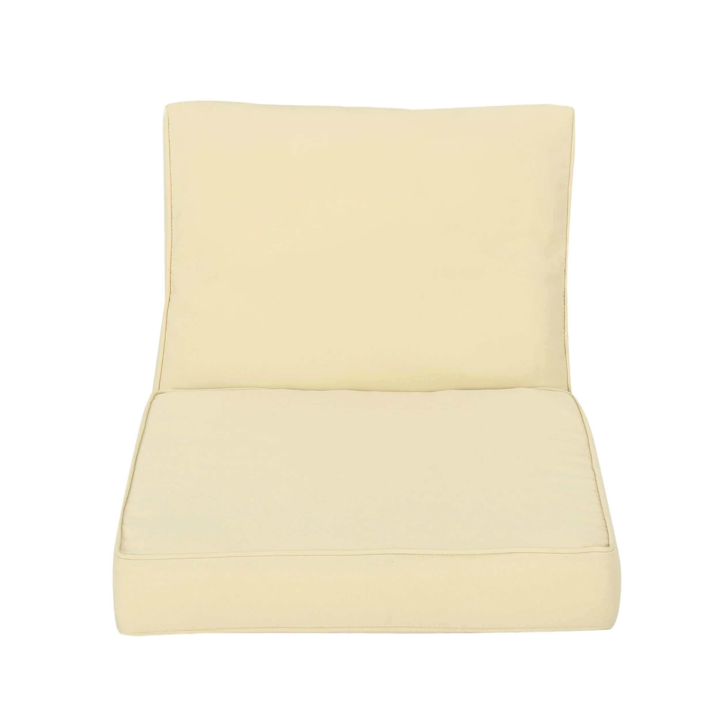 Atiyah Outdoor Water Resistant Fabric Club Chair Cushions with Piping - furnishings