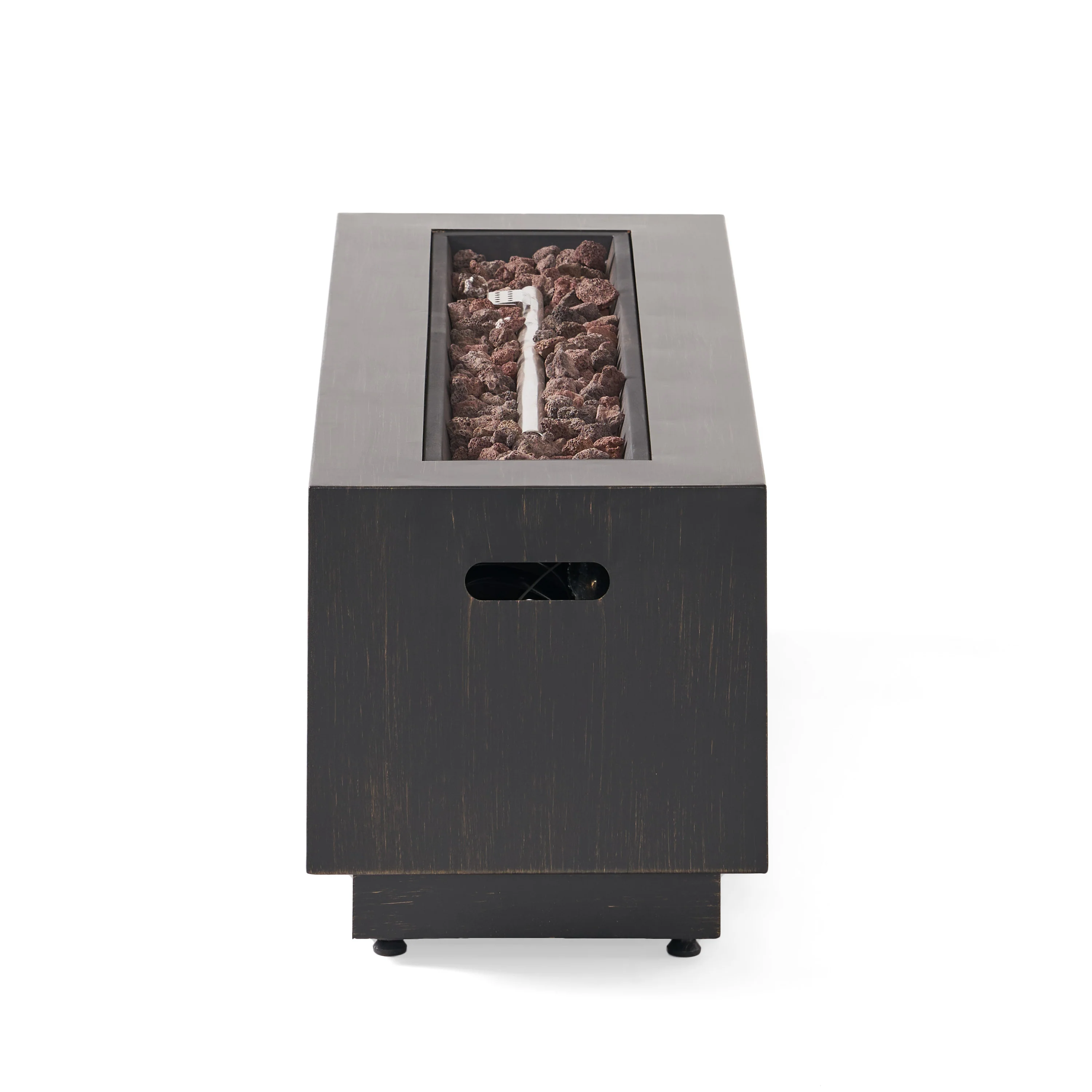 Jasmine Outdoor 50,000 BTU Rectangular Fire Pit (No Tank Holder) - furnishings