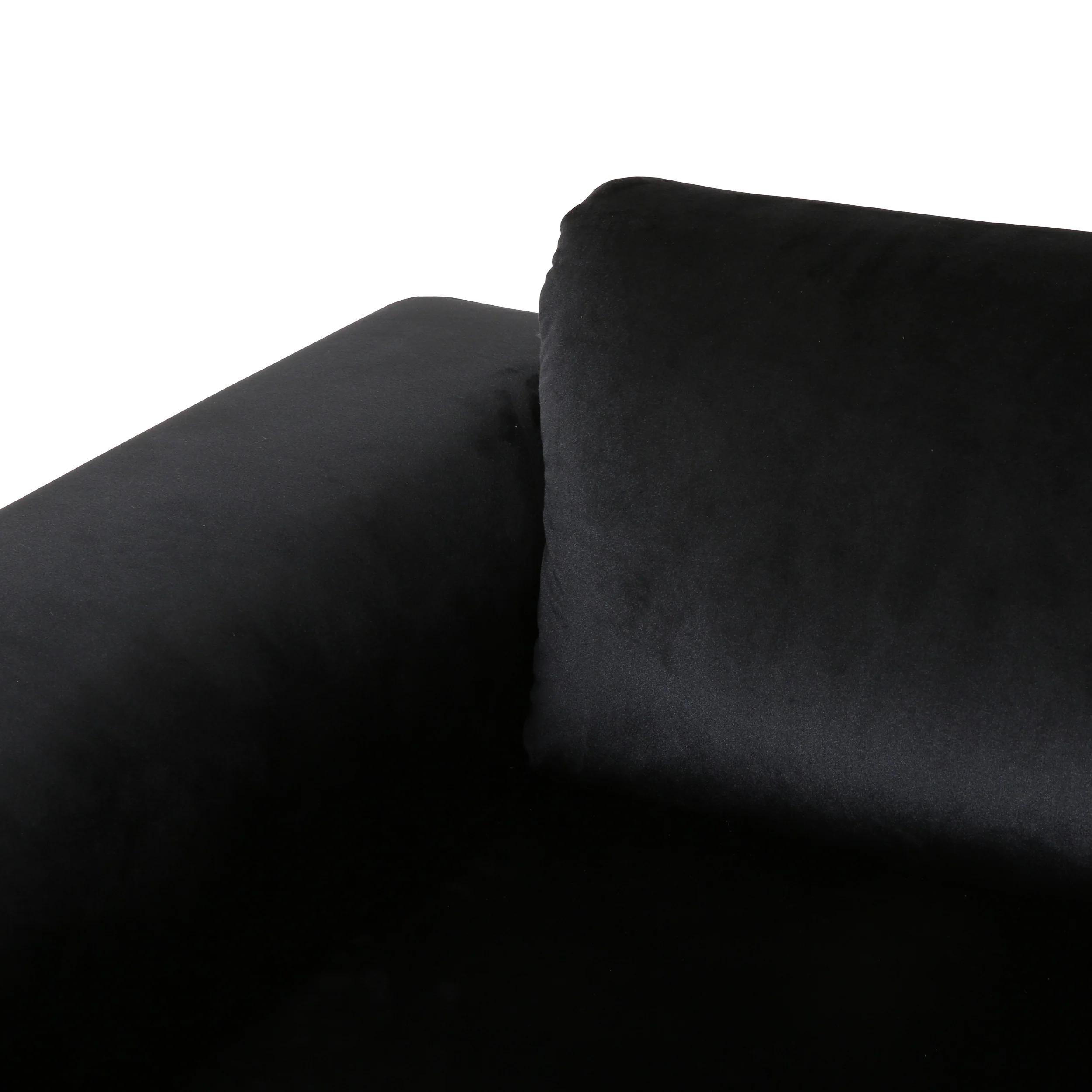 Annagrace Modern Glam 4 Seater Velvet Sofa - furnishings