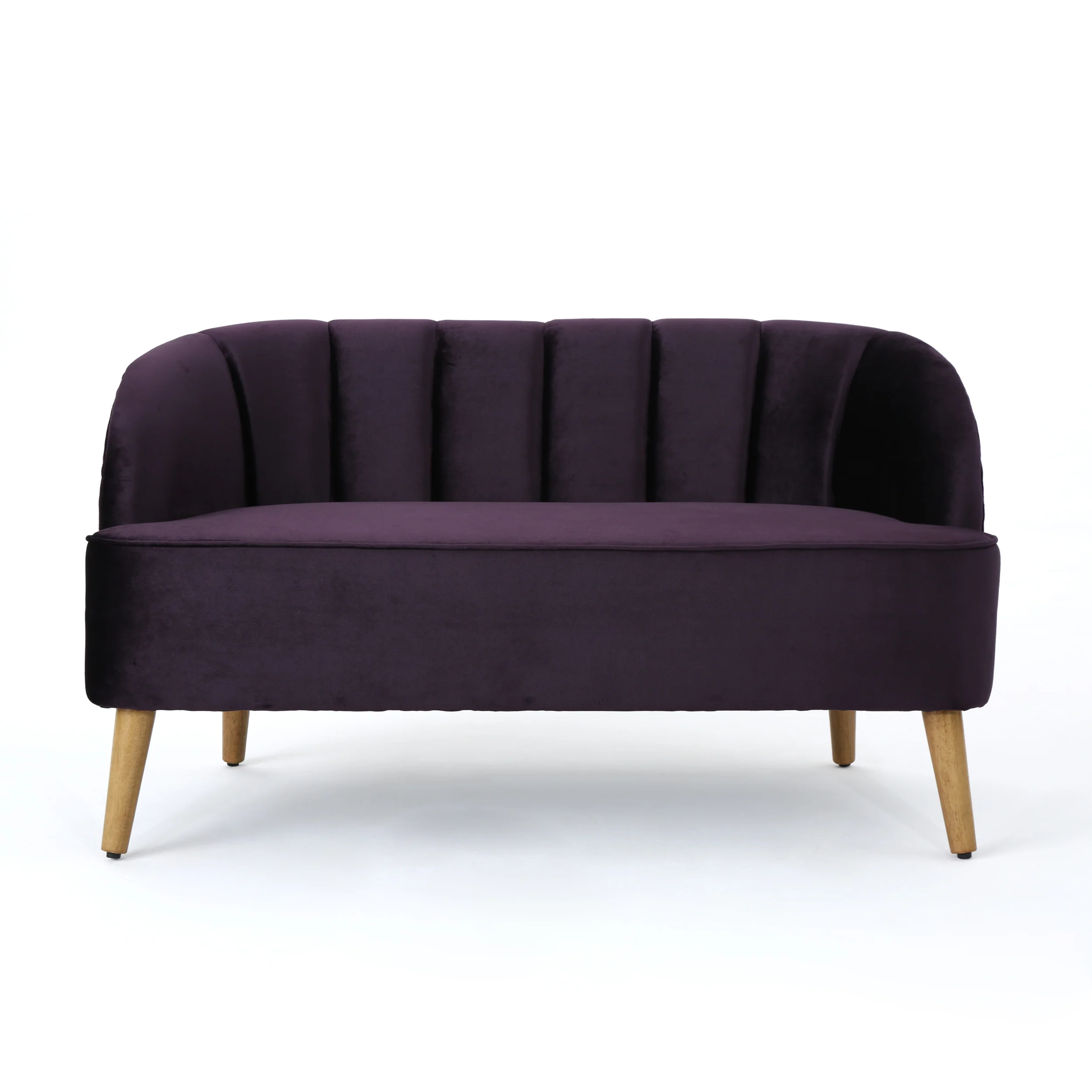 Scarlett Modern New Velvet Settee - furnishings