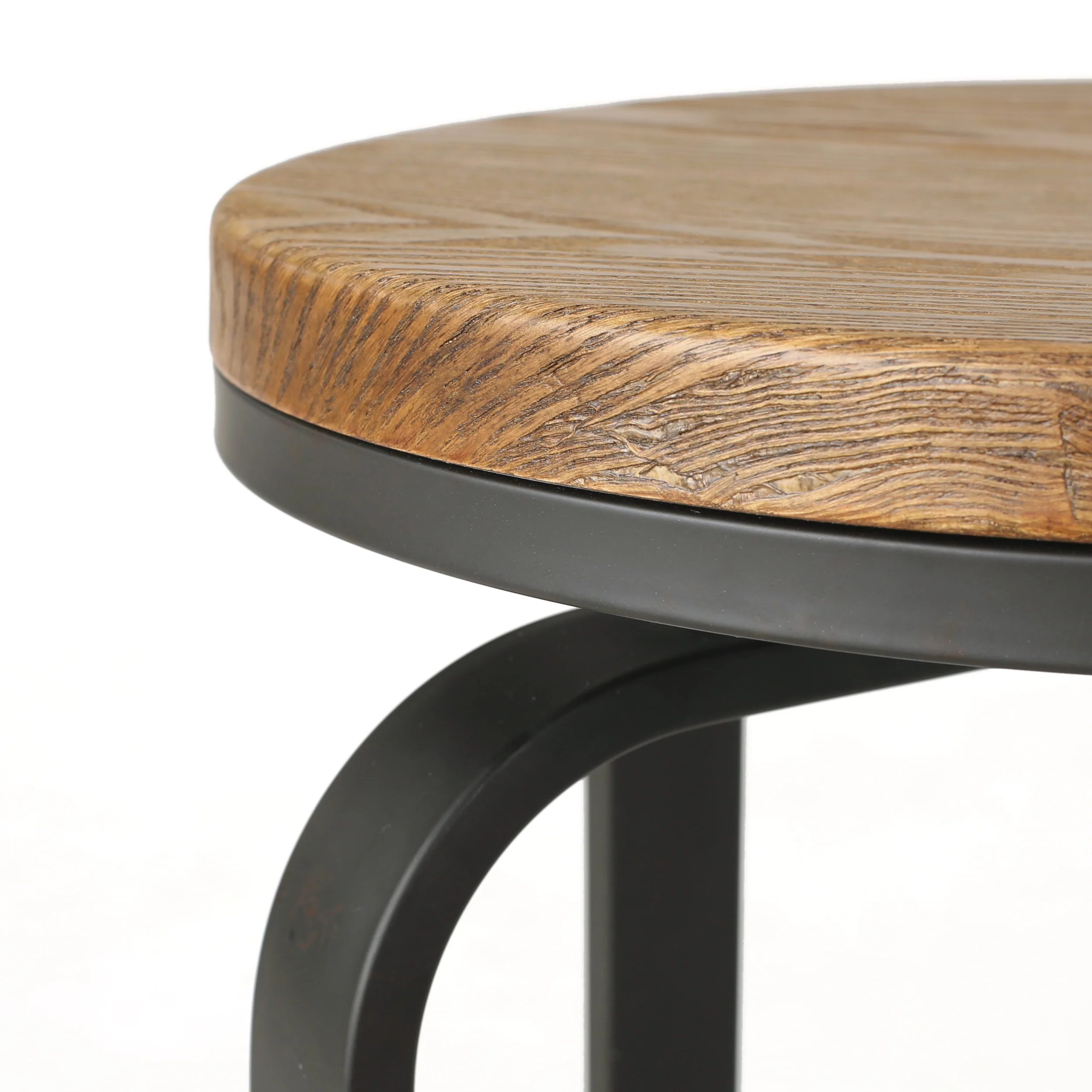 Cassum Modern Industrial Swiveling Counter Stool (Set of 2) - furnishings