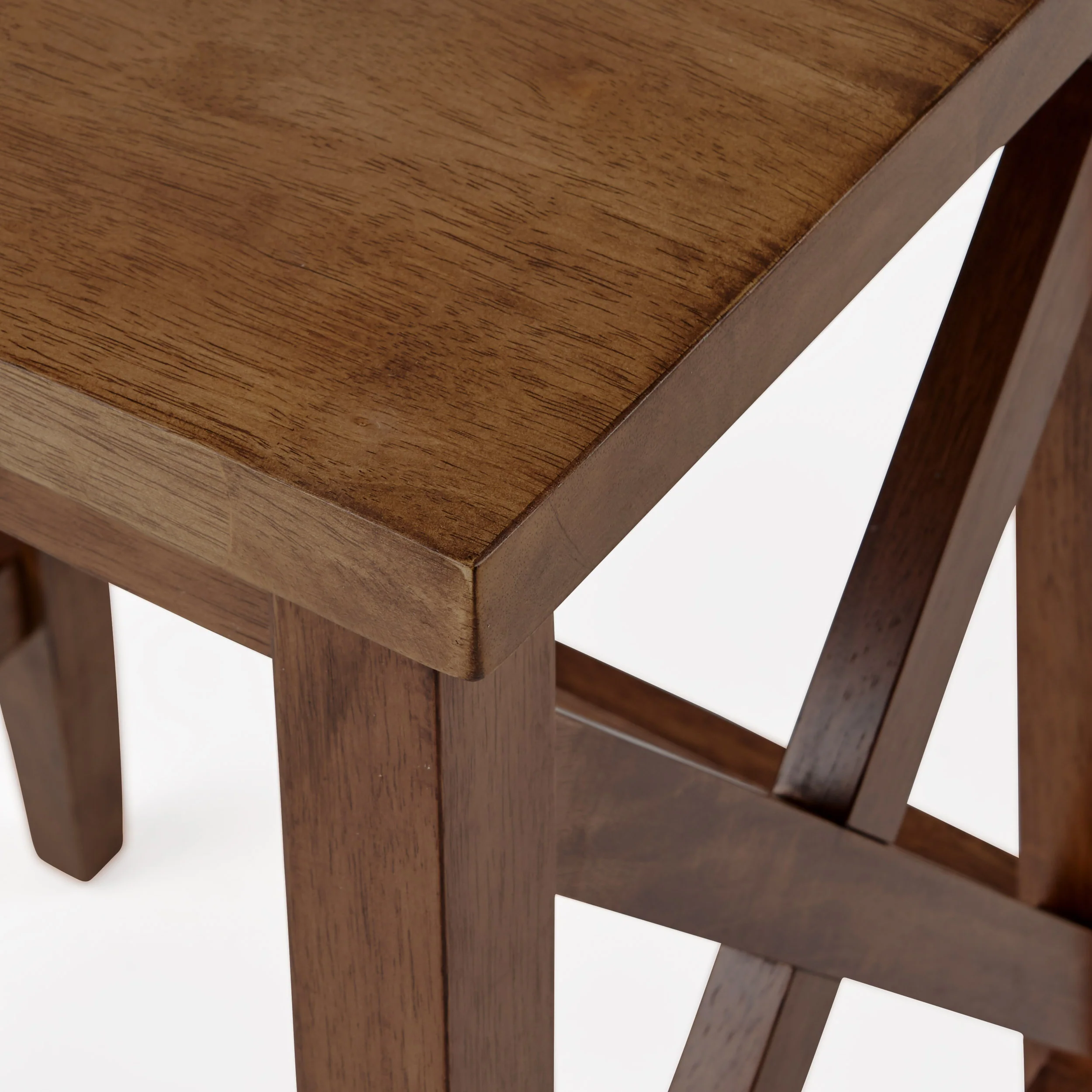 Candice Contemporary Farmhouse Wooden Barstools (Set of 2) - furnishings