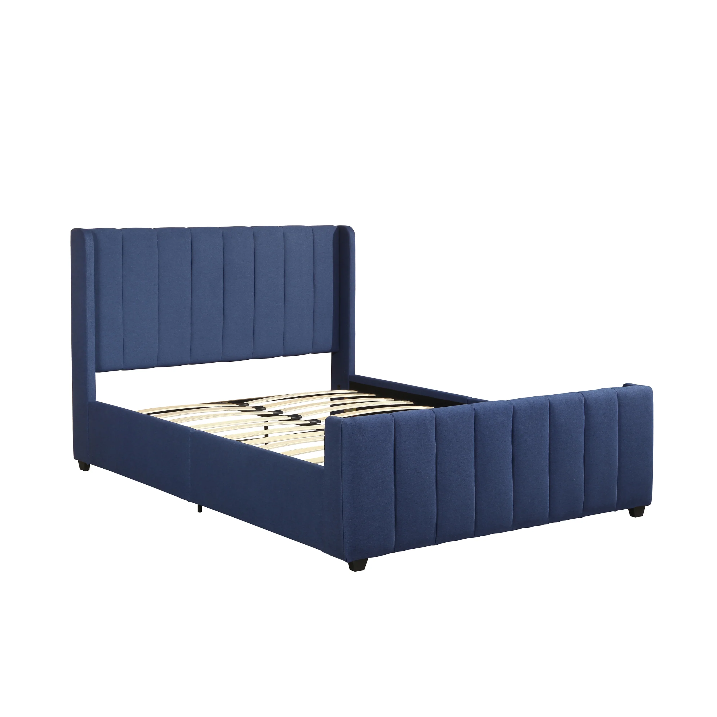 Riley Fully Upholstered Queen Size Bed Frame - furnishings
